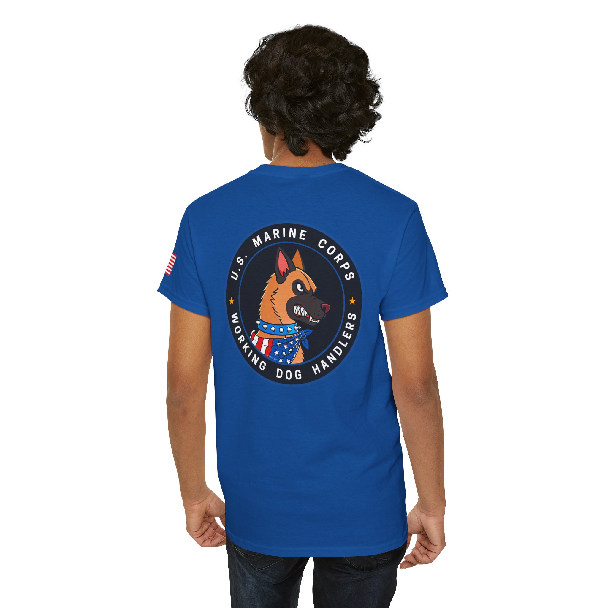 U. S. Marine Corps Working Dog Handlers T‑Shirt — K9 Patch Tee - Image 21