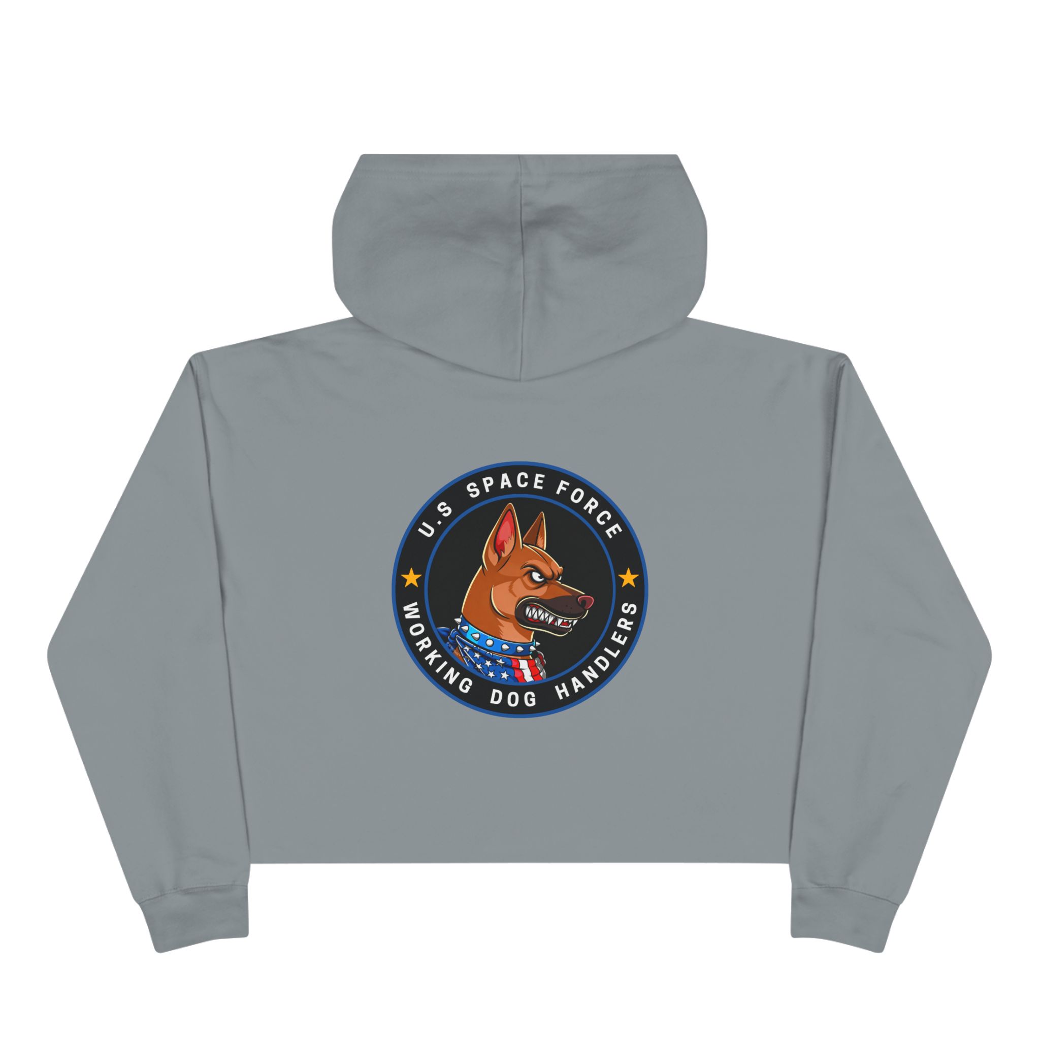 Copy of Crop Hoodie — U.S. Space Force Working Dog Handler Emblem - Image 4