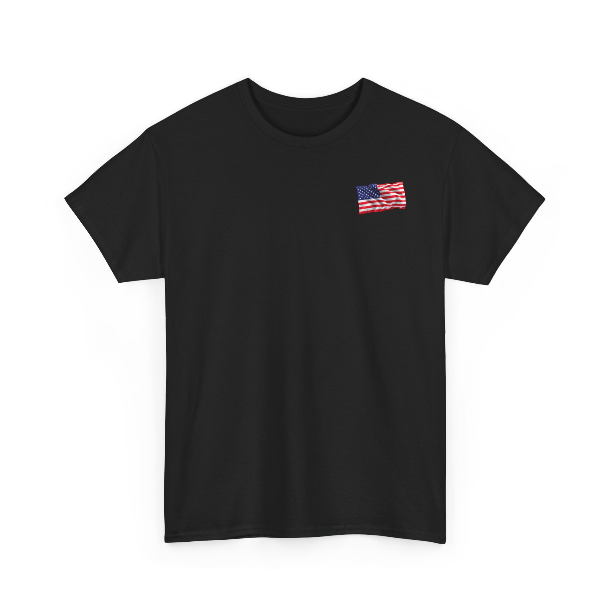 U.S. Army Veteran T‑Shirt — American Flag Tribute Tee - White Text - Image 7