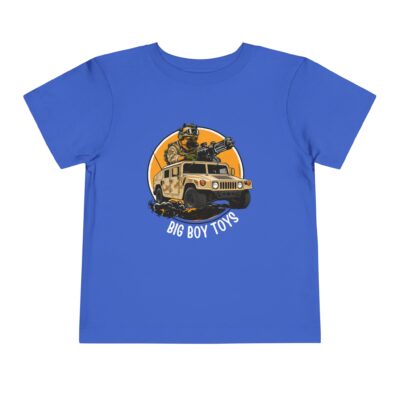 Toddlers’ Adventure Tee — “Big Boy Toys” U.S. Marines Humvee & Driver Graphic