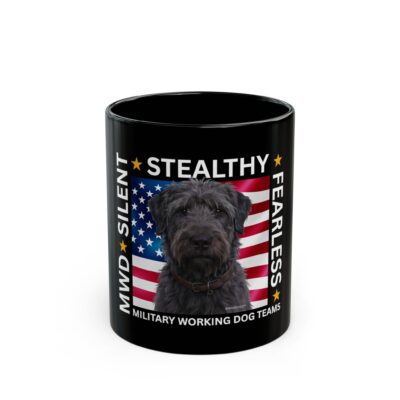 MWD “FEARLESS” Mug — Military K9 Coffee Cup (11oz/15oz) Bouvier des Flanders