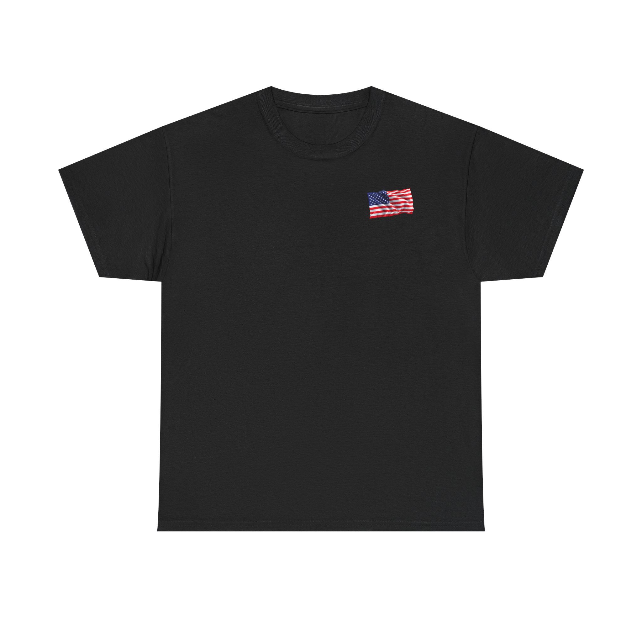 U.S. Coast Guard Veteran T‑Shirt — American Flag Tribute Tee - White Text - Image 5