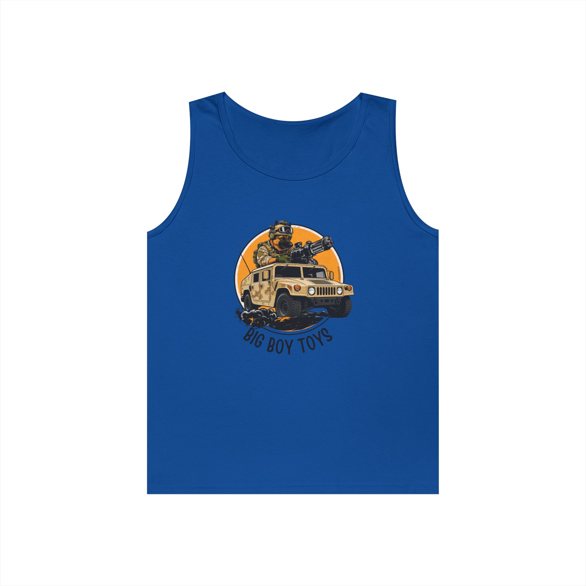 USMC "Big Boy Toys" Tank Top - Black Text - Image 2