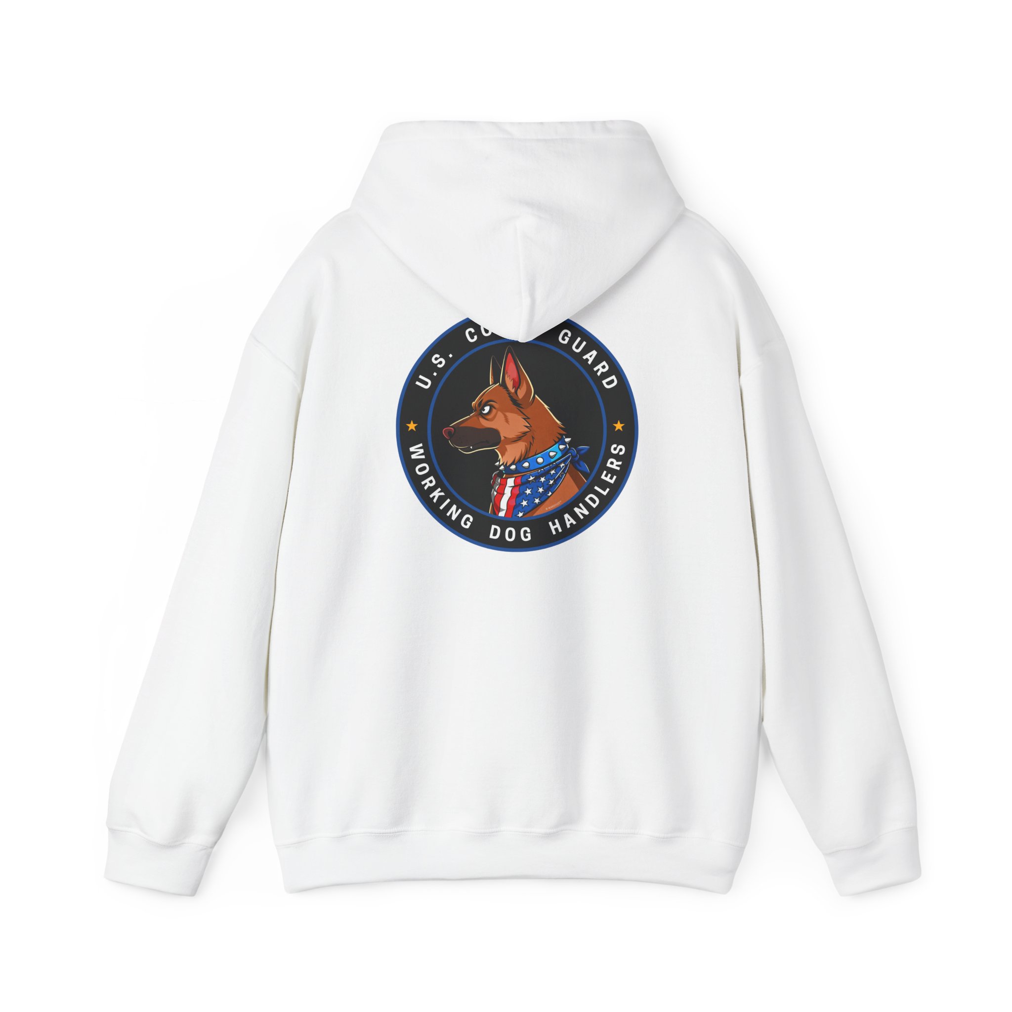 U.S. Coast Guard Working Dog Handlers Hoodie — Patriotic K9 Unit Pullover - Image 3