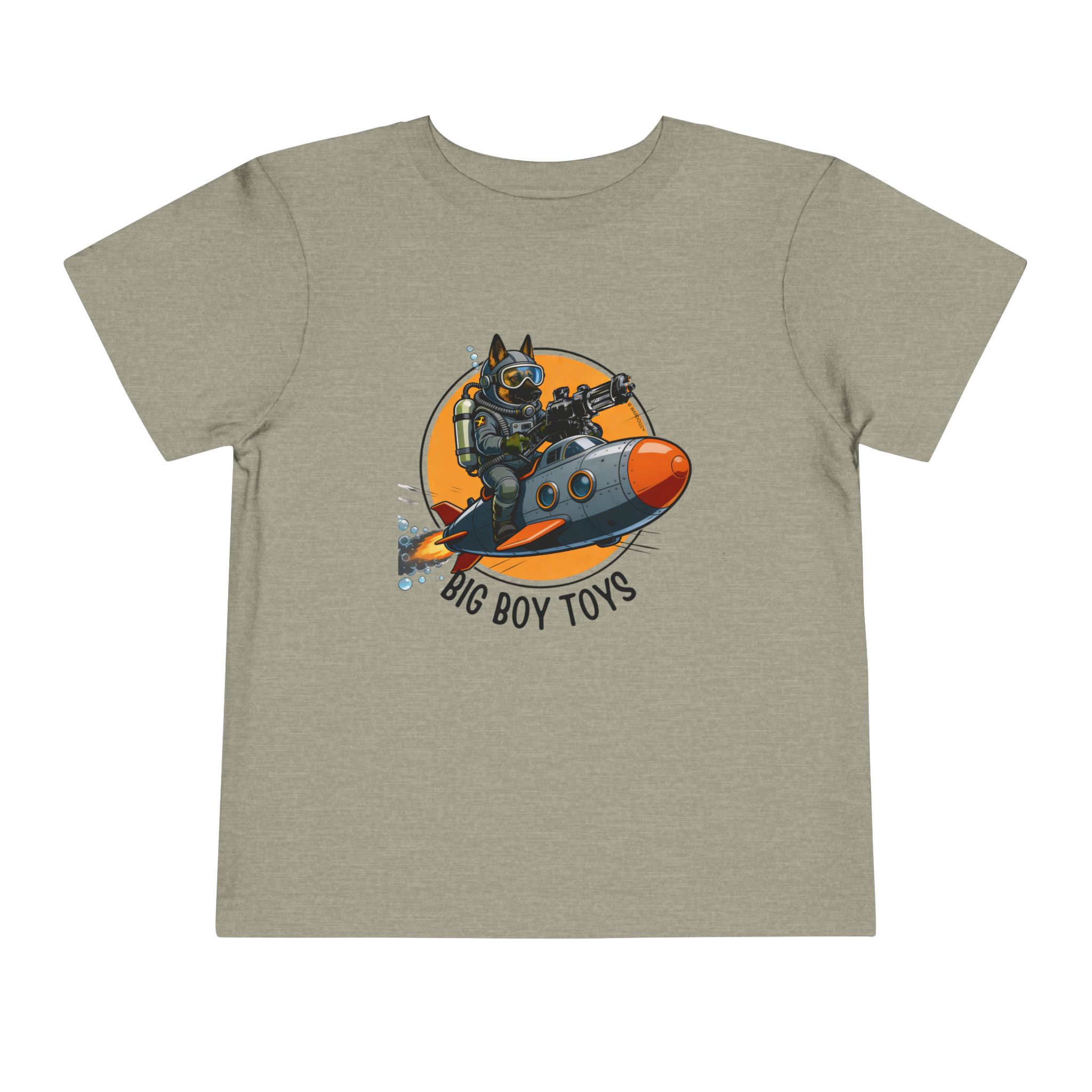 Copy of Toddler Tee — Big Boy Toys Submarine Pilot Dog Graphic Shirt - Image 15