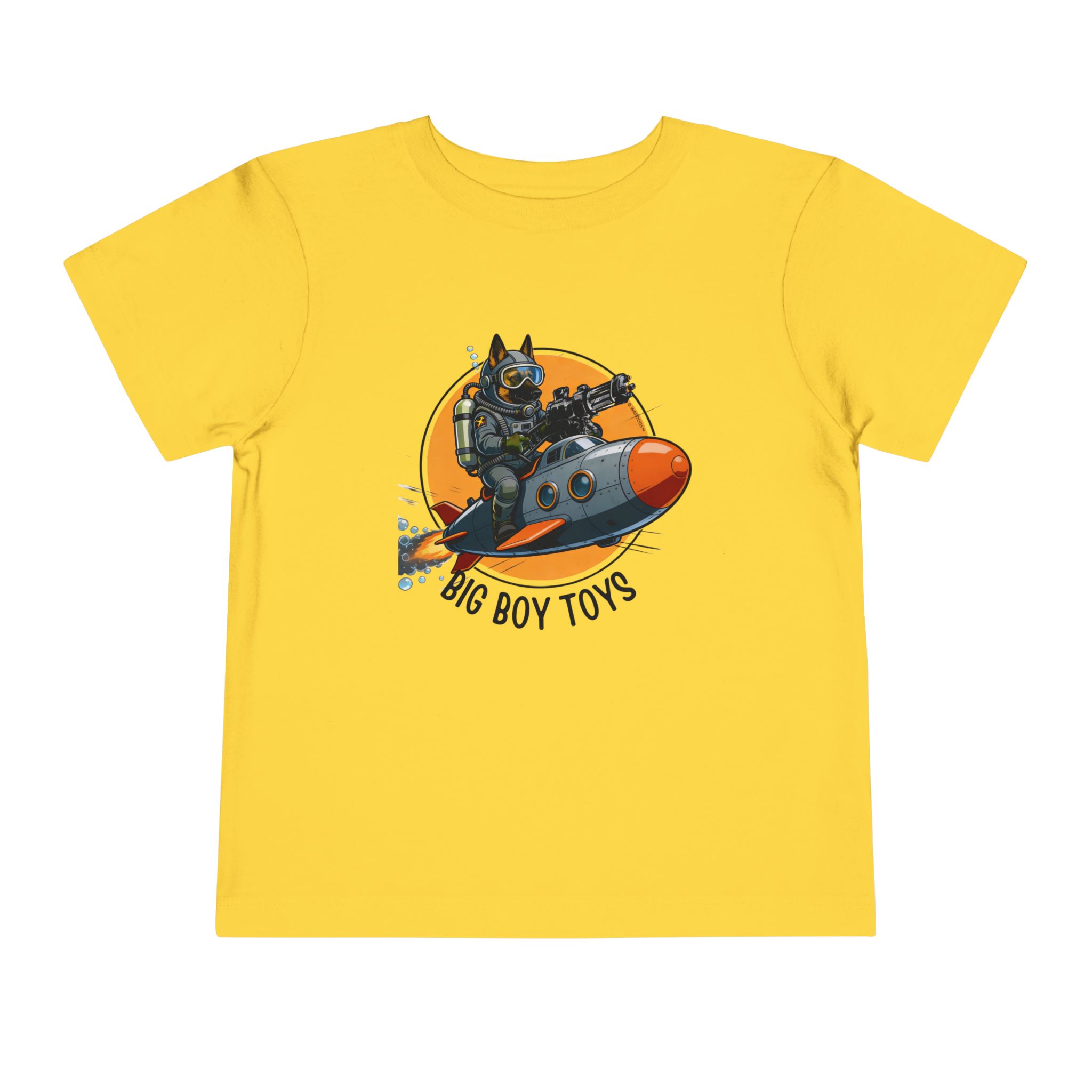 Copy of Toddler Tee — Big Boy Toys Submarine Pilot Dog Graphic Shirt - Image 19