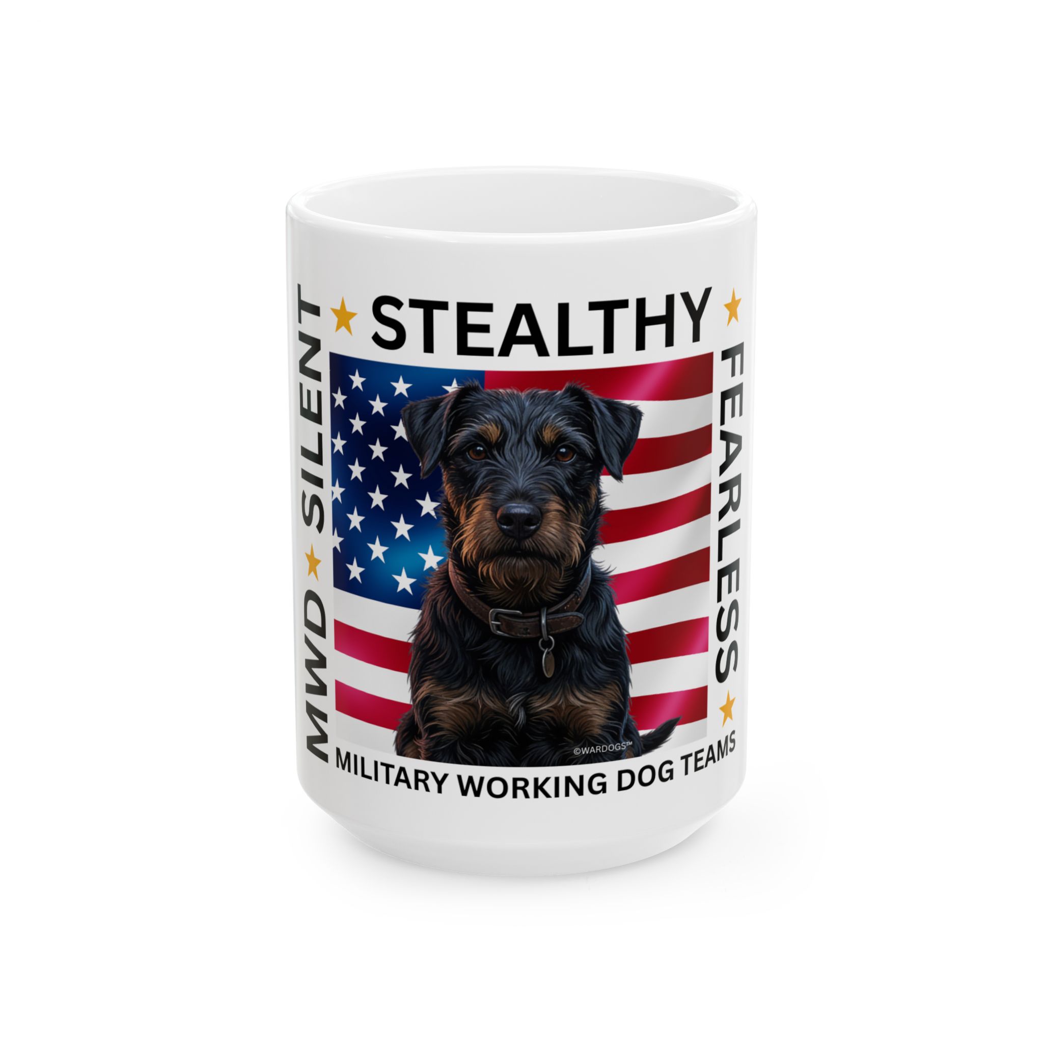 Copy of MWD "FEARLESS" Mug — Military K9 Coffee Cup (11oz/15oz) Jagdterrier