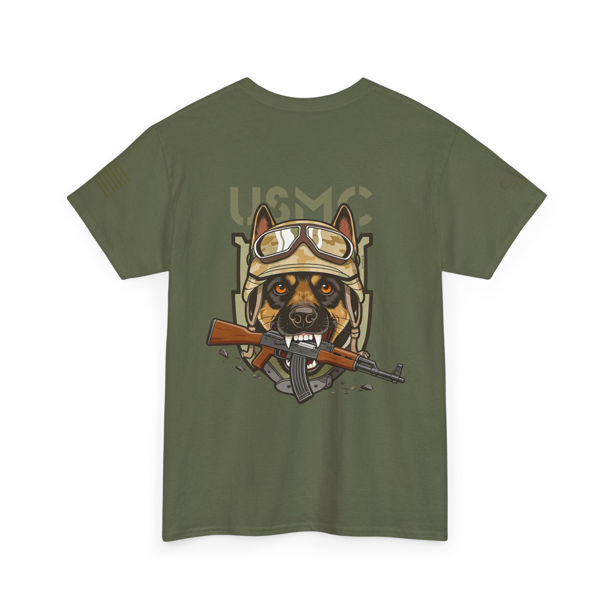 US Marine Corps MWD K9 Defender Military T-Shirt - Image 16