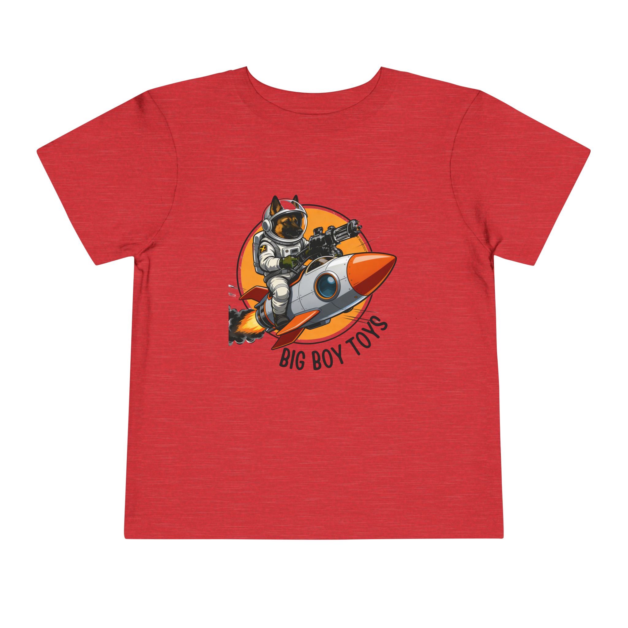 Toddler Tee — Astronaut U.S. Space Force Rocket Graphic Kids Shirt - Image 2