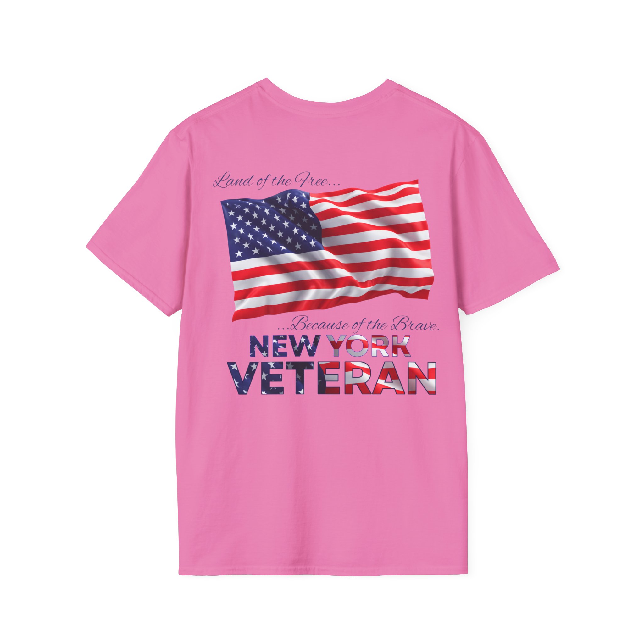 New York Veteran T-Shirt — Home of the Brave American Flag Memorial Tee - Image 21