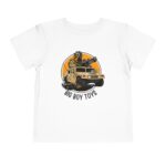 Toddlers' Adventure Tee — "Big Boy Toys" U.S. Marines Humvee & Driver Graphic