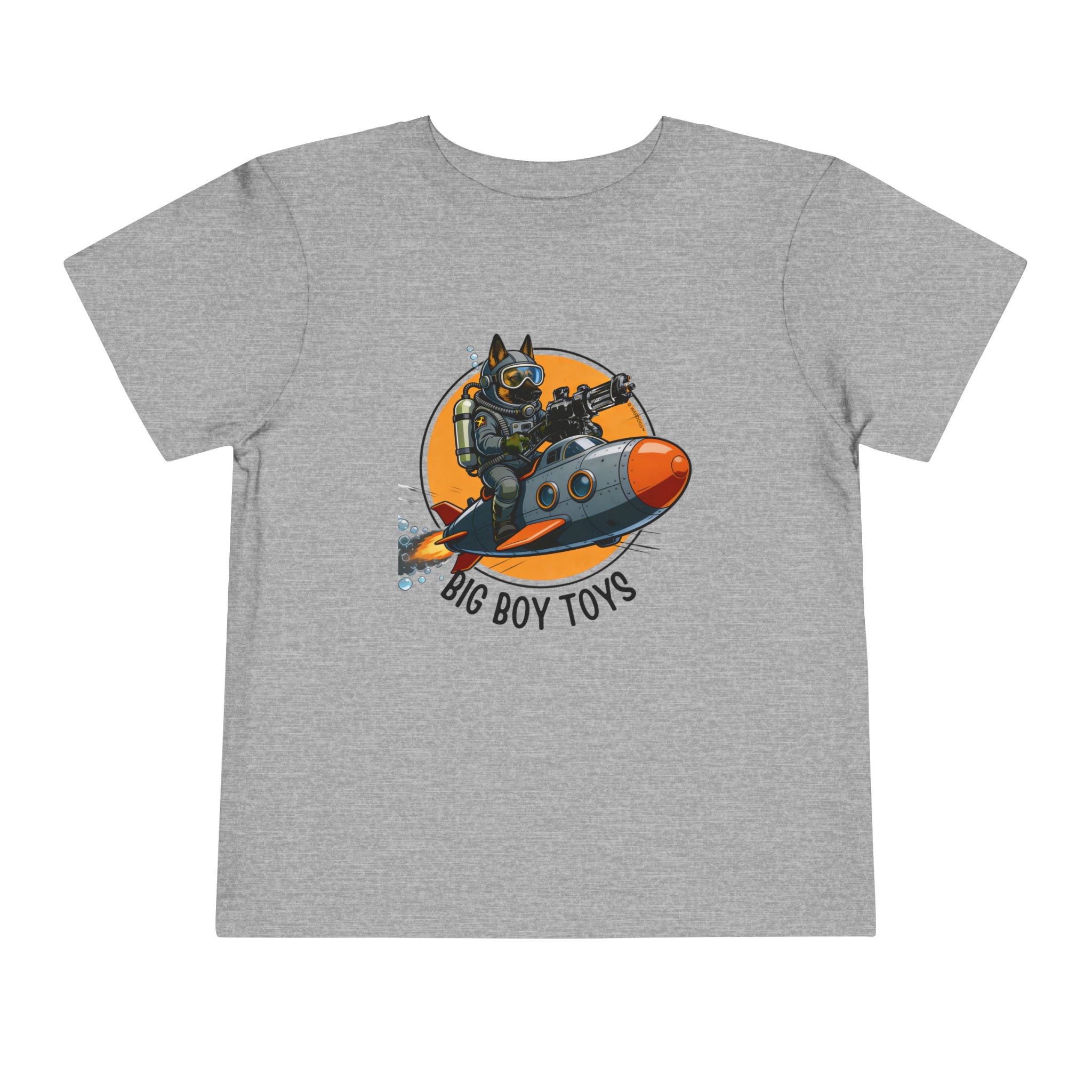 Copy of Toddler Tee — Big Boy Toys Submarine Pilot Dog Graphic Shirt - Image 23
