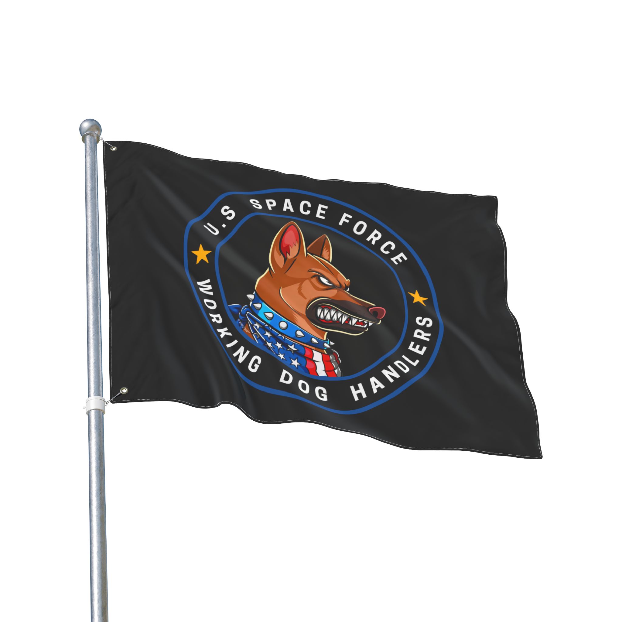 United States Space Force Dog Handlers Flag — Double-Sided Military K9 Banner - Image 6