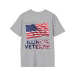 Illinois Veteran T-Shirt — Proud American Flag Military Tribute
