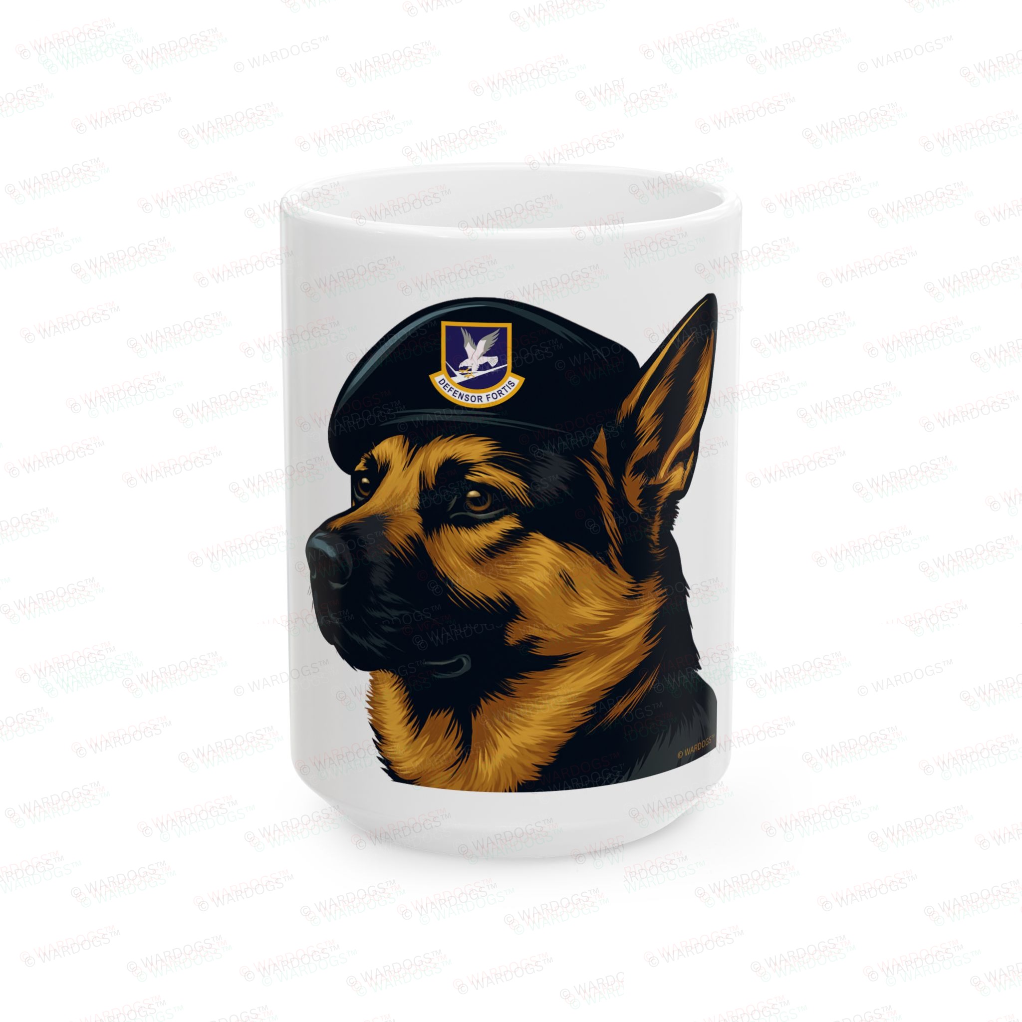 DEFENSOR FORTIS Military K9 Ceramic Mug – Military Beret Dog Coffee Cup (11oz/15oz) - Image 5