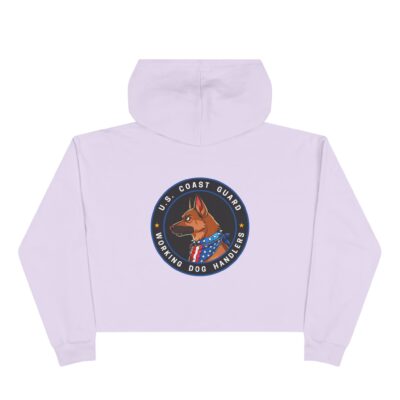 Crop Hoodie — U.S. Coast Guard Working Dog Handler Emblem