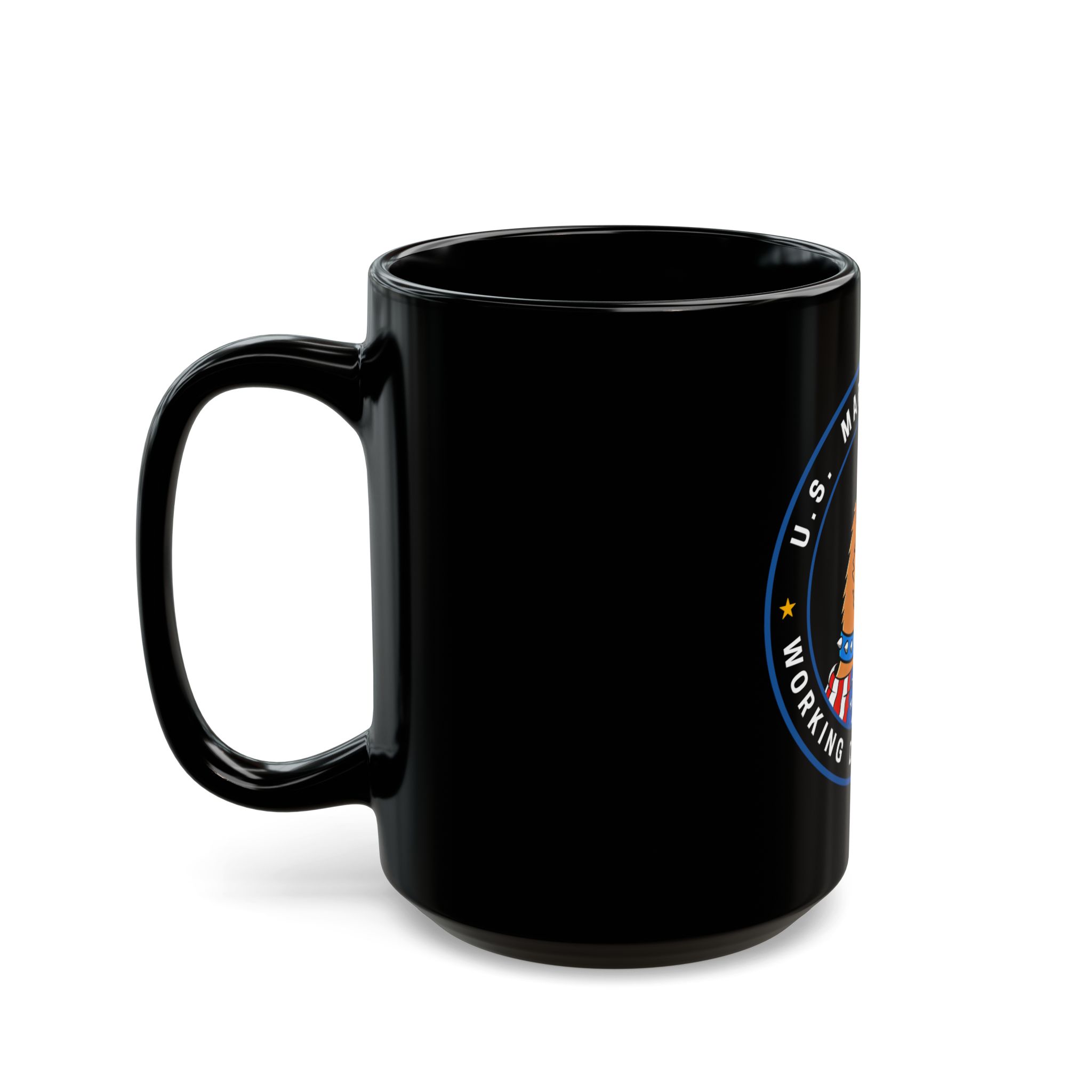 Military Working Dogs Black Ceramic Mug — U.S. Marine Corps (11oz/15oz) - Image 7