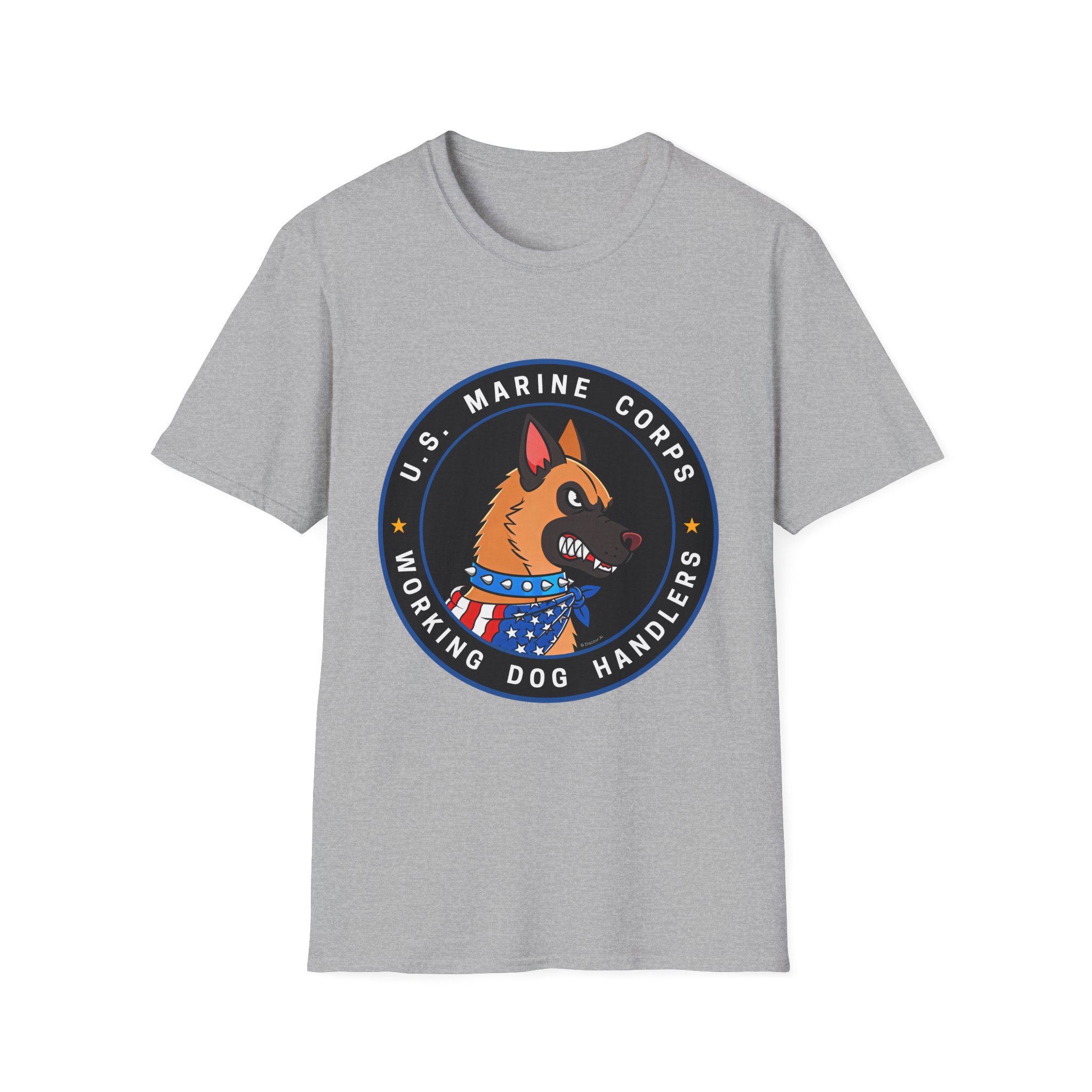 U.S. Marine Corps Working Dog Handlers T-Shirt - Image 3