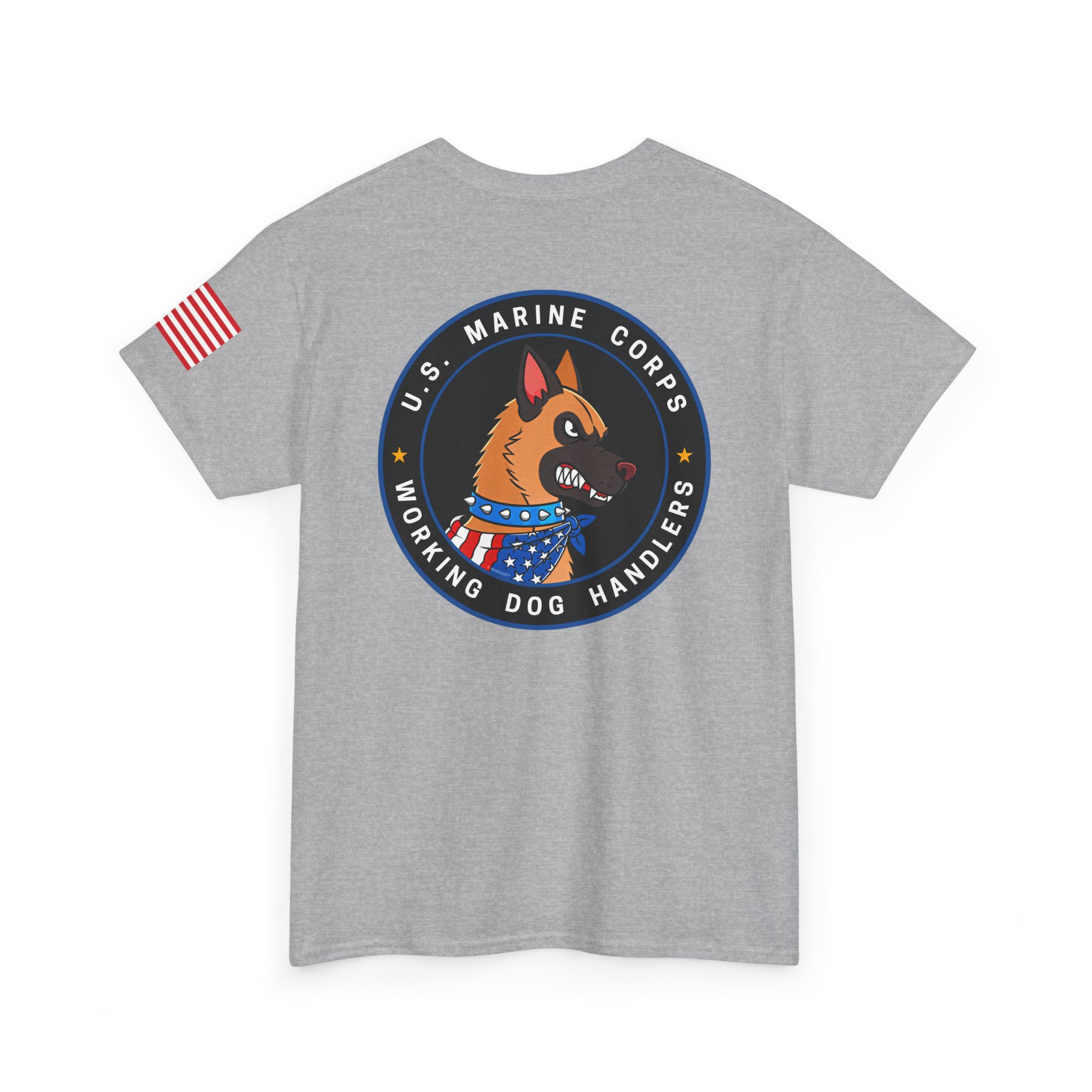 U. S. Marine Corps Working Dog Handlers T‑Shirt — K9 Patch Tee - Image 10