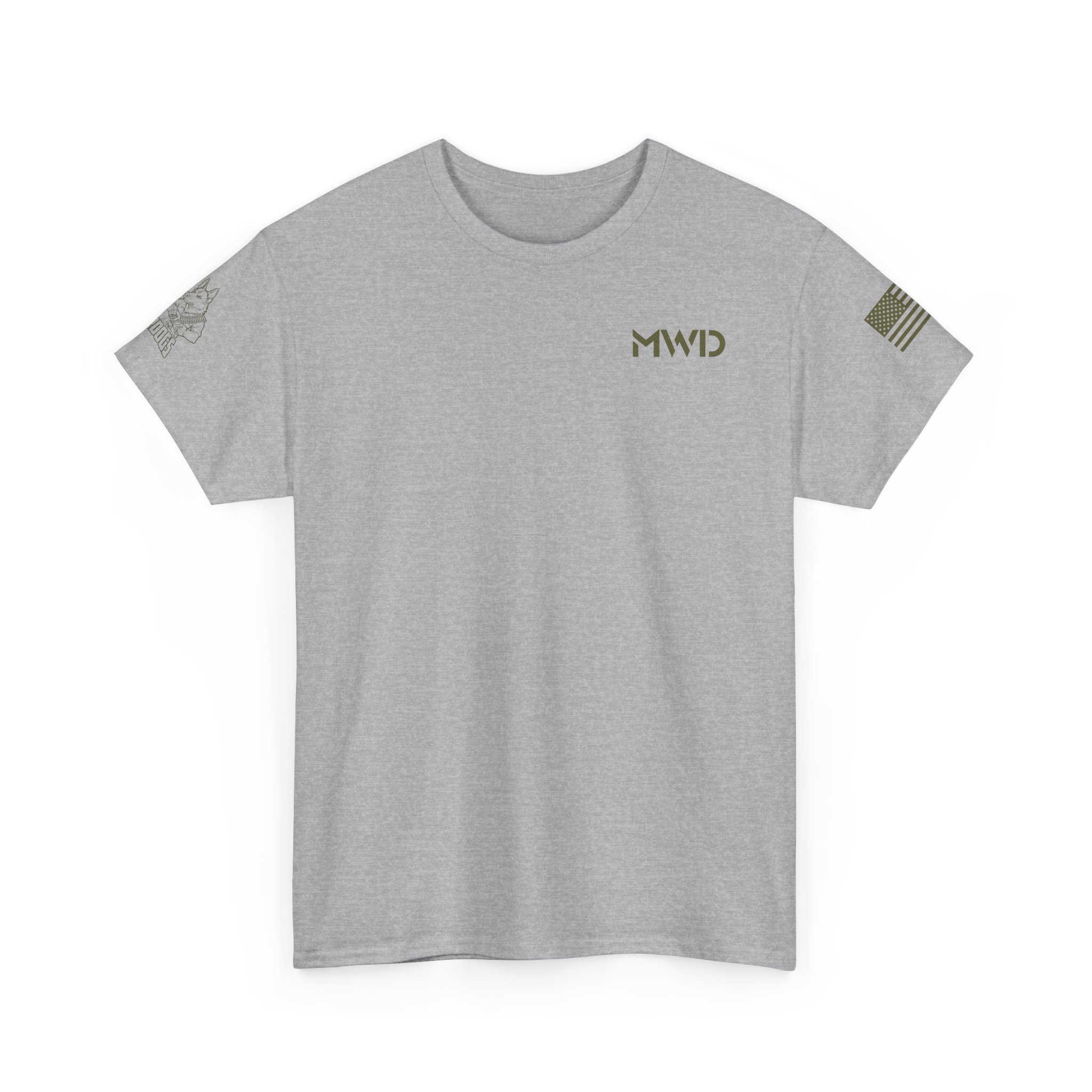 US Marine Corps MWD K9 Defender Military T-Shirt - Image 11