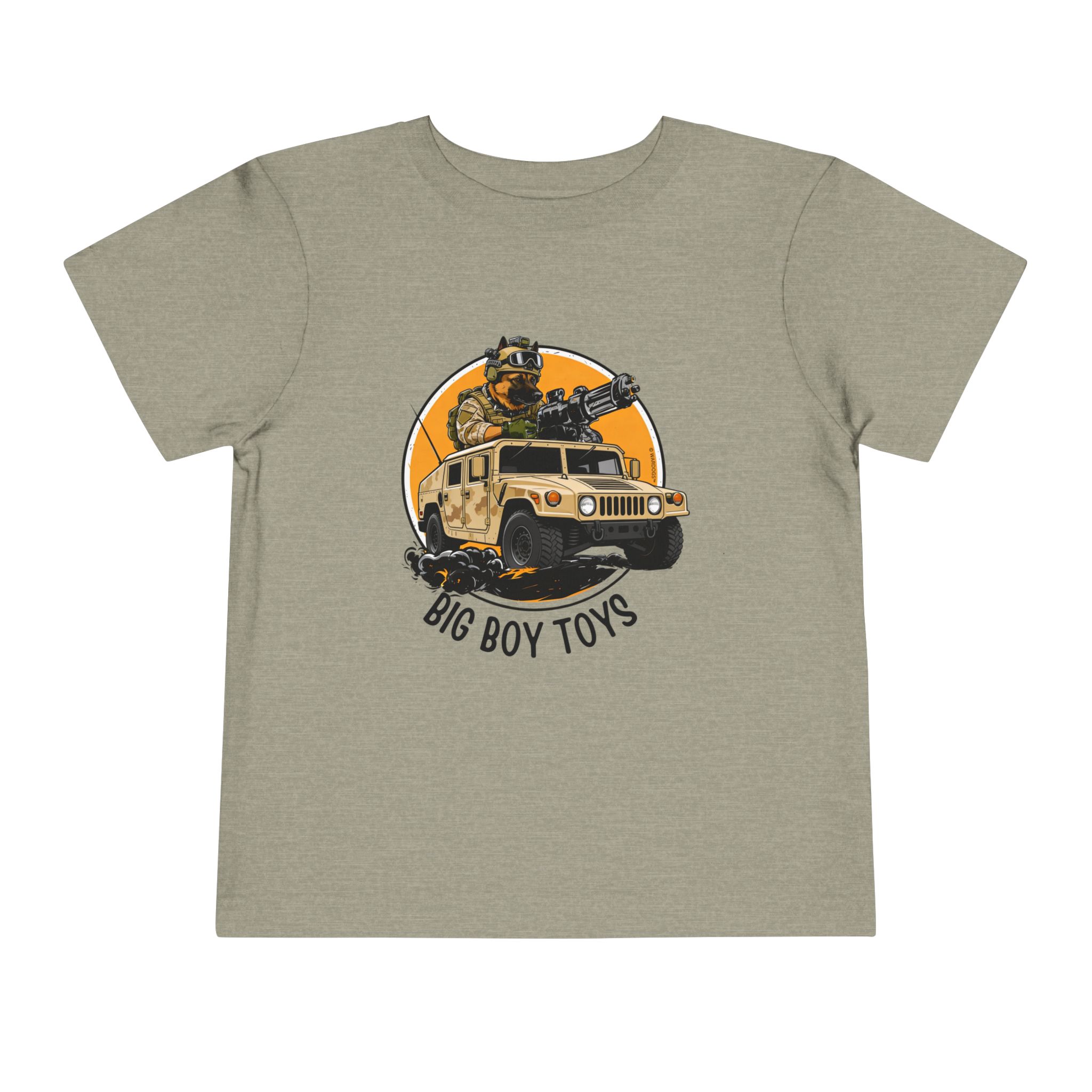 Toddlers' Adventure Tee — "Big Boy Toys" U.S. Marines Humvee & Driver Graphic - Image 7