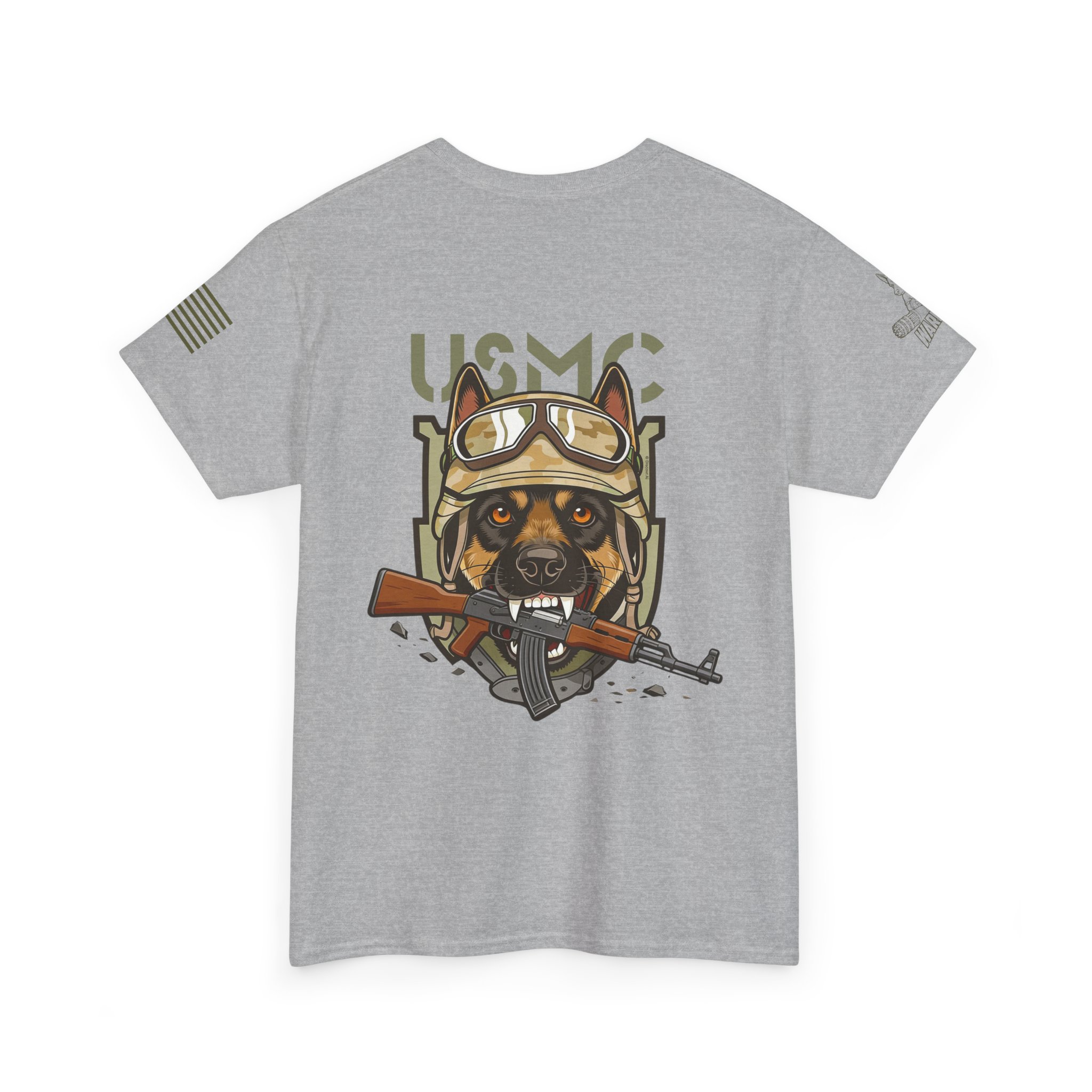 US Marine Corps MWD K9 Defender Military T-Shirt - Image 12