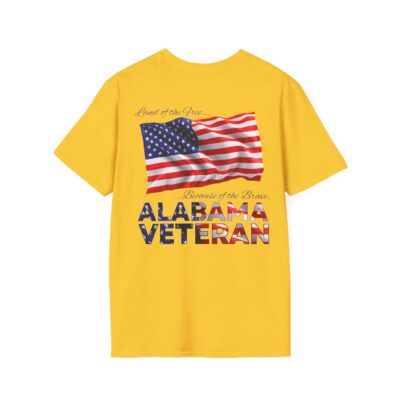 Alabama Veteran T-Shirt — Proud American Flag Military Tribute