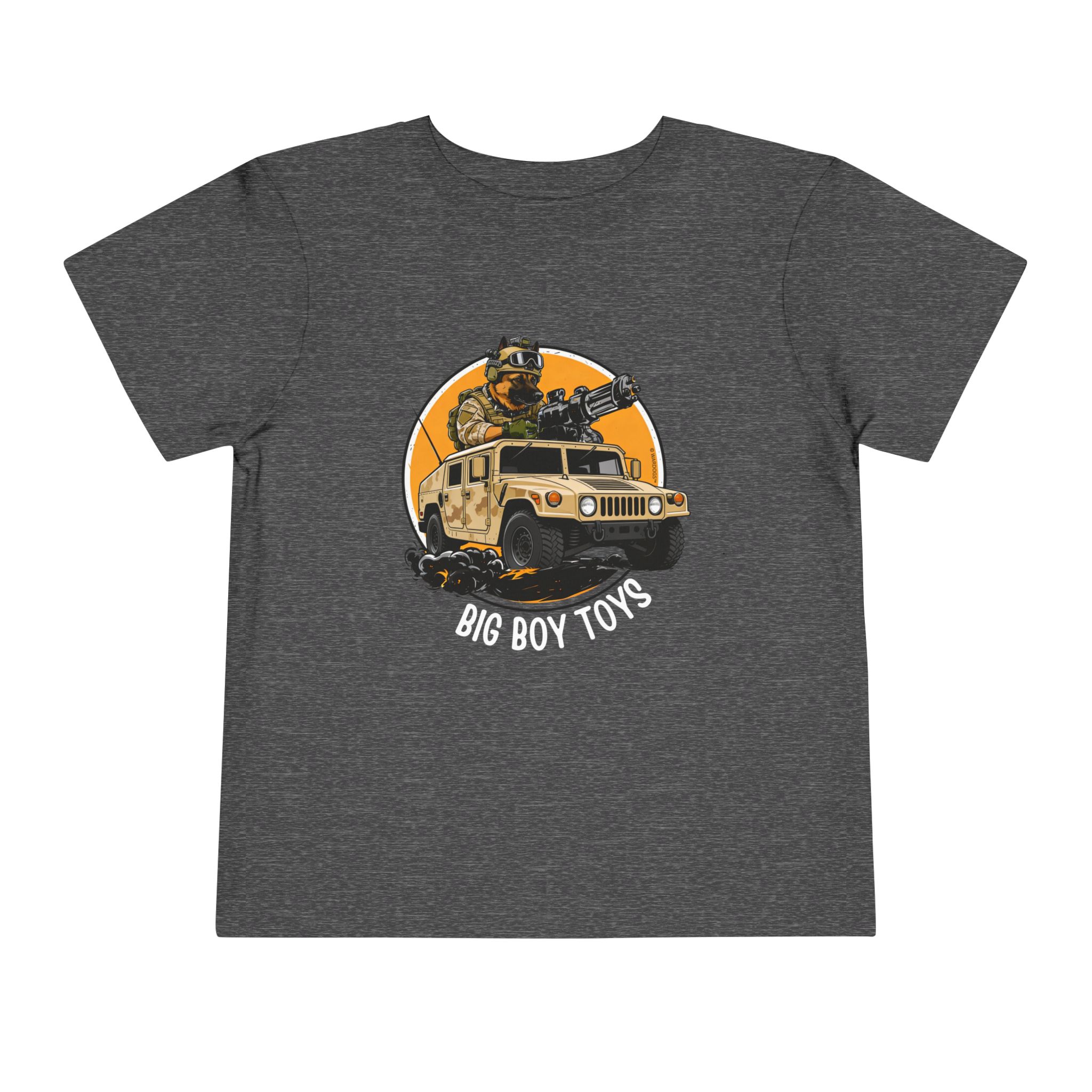 Toddlers' Adventure Tee — "Big Boy Toys" U.S. Marines Humvee & Driver Graphic - Image 17