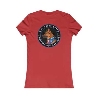 Copy of US COAST GUARD BEWARE MALINOIS –  Womens Tee