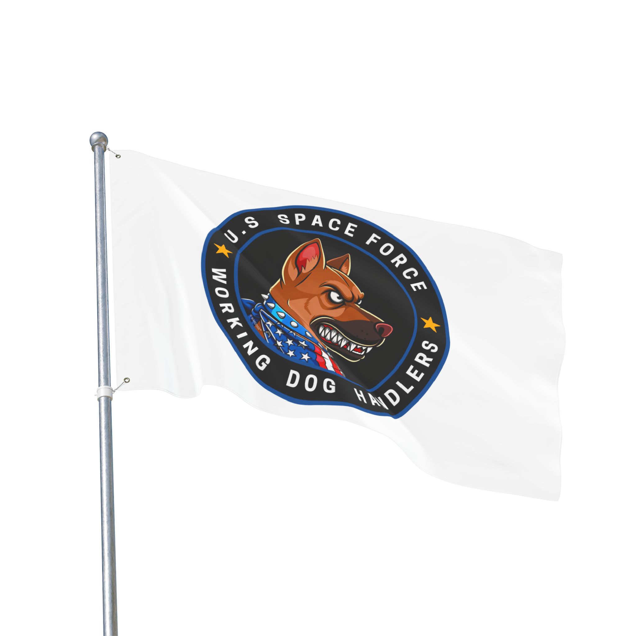 United States Space Force Dog Handlers Flag — Double-Sided Military K9 Banner - Blue Ltd. Ed. - Image 8