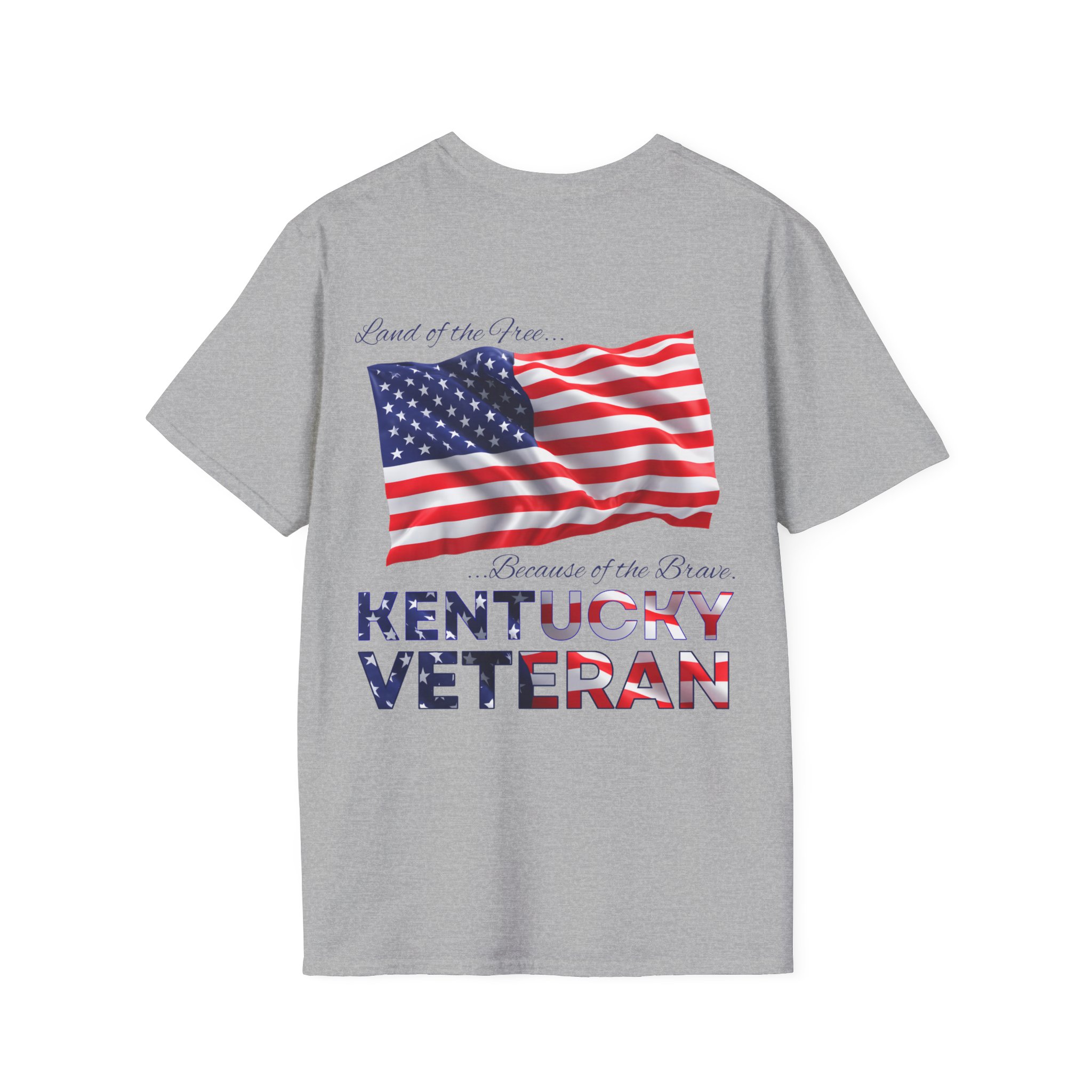Kentucky Veteran T-Shirt — Proud American Flag Military Tribute - Image 21