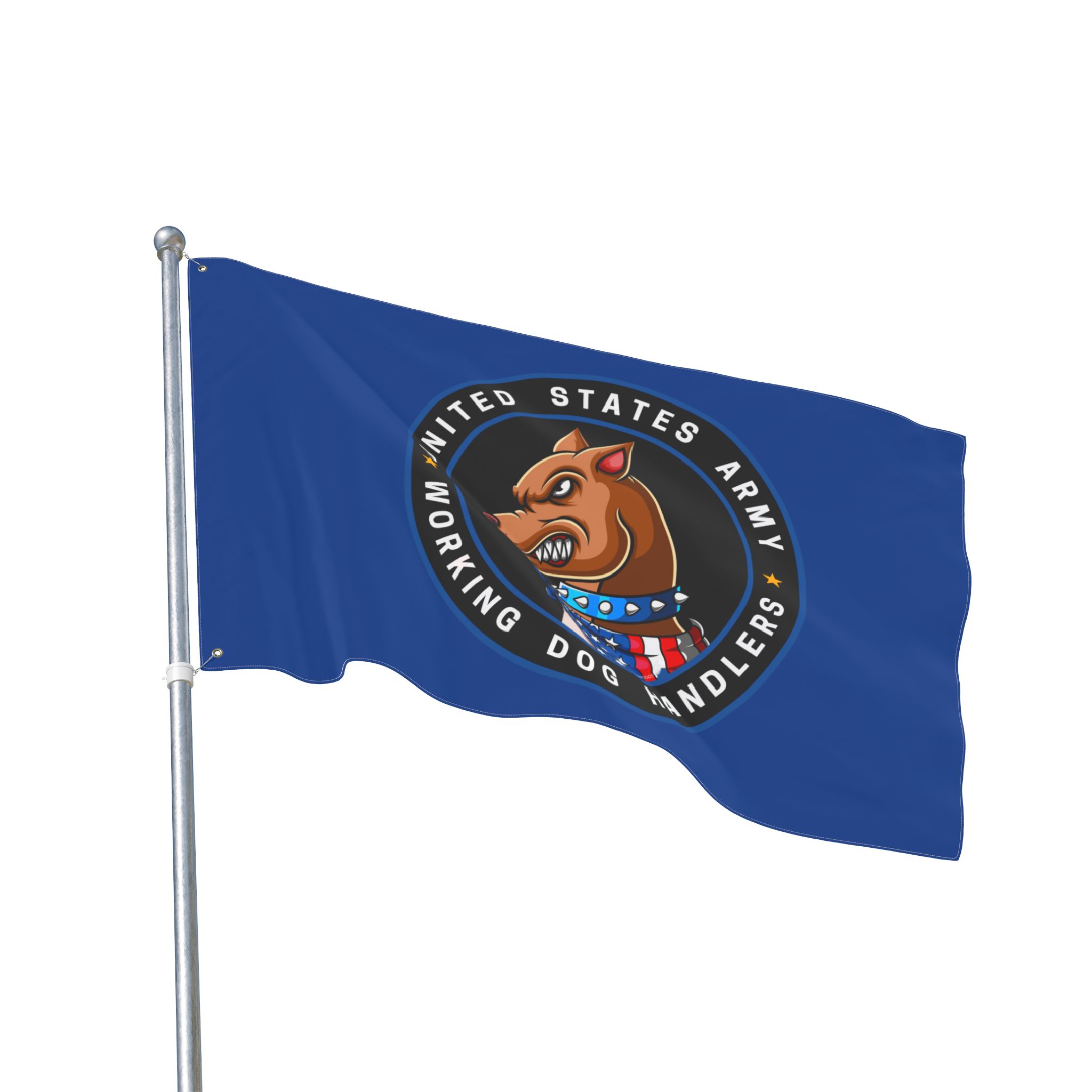 United States Army Working Dog Handlers Flag — Double-Sided Military K9 Banner - Ltd Blue Ed. - Image 8