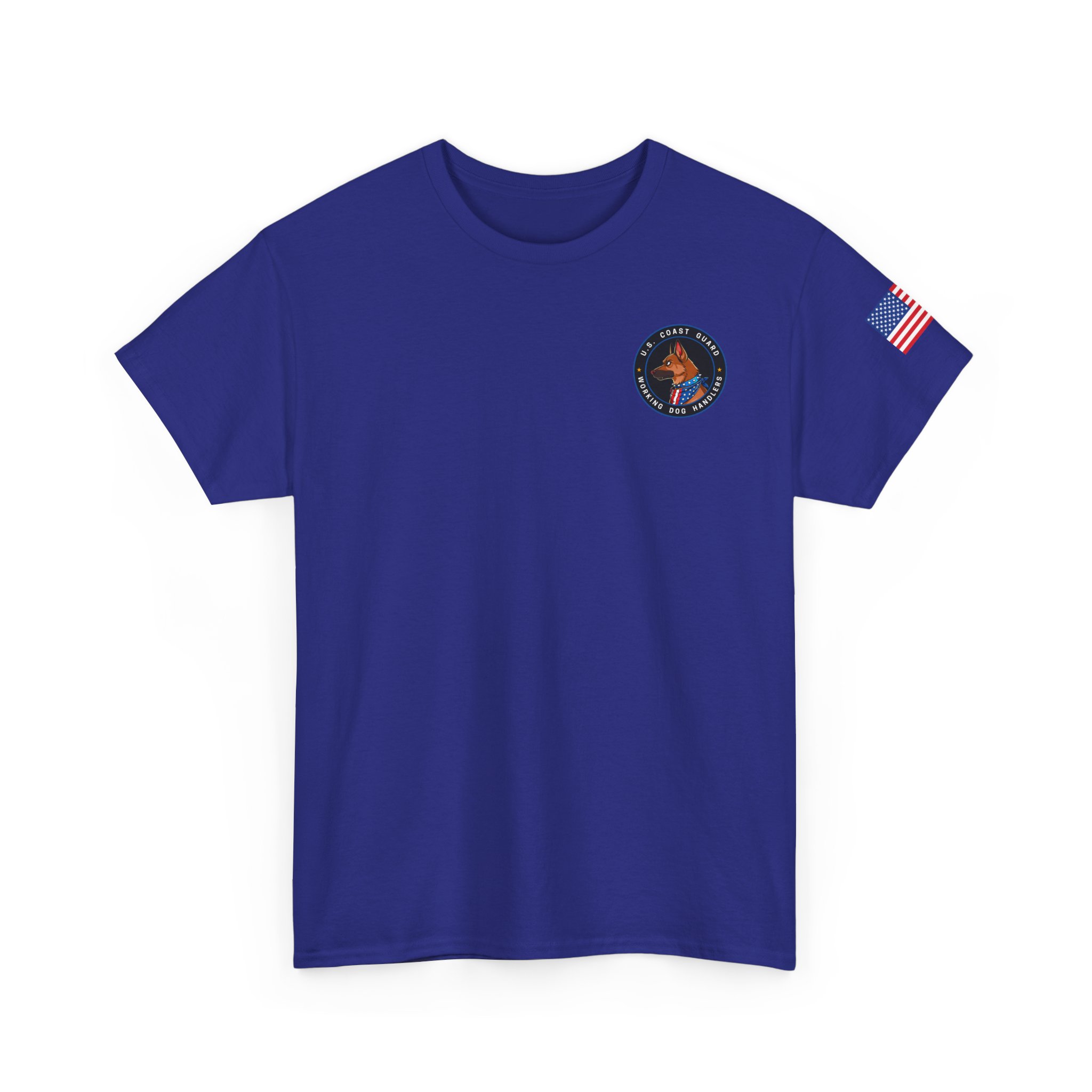 U.S. Coast Guard Working Dog Handlers T‑Shirt — K9 Patch Tee - Image 2