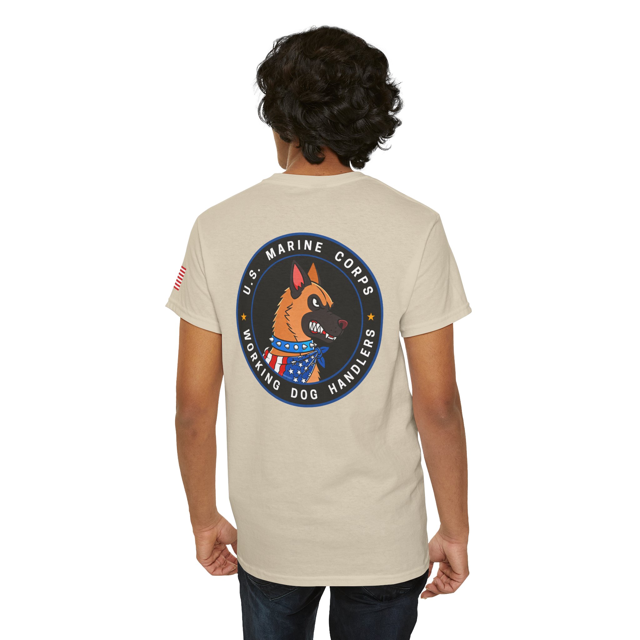 U. S. Marine Corps Working Dog Handlers T‑Shirt — K9 Patch Tee - Image 9
