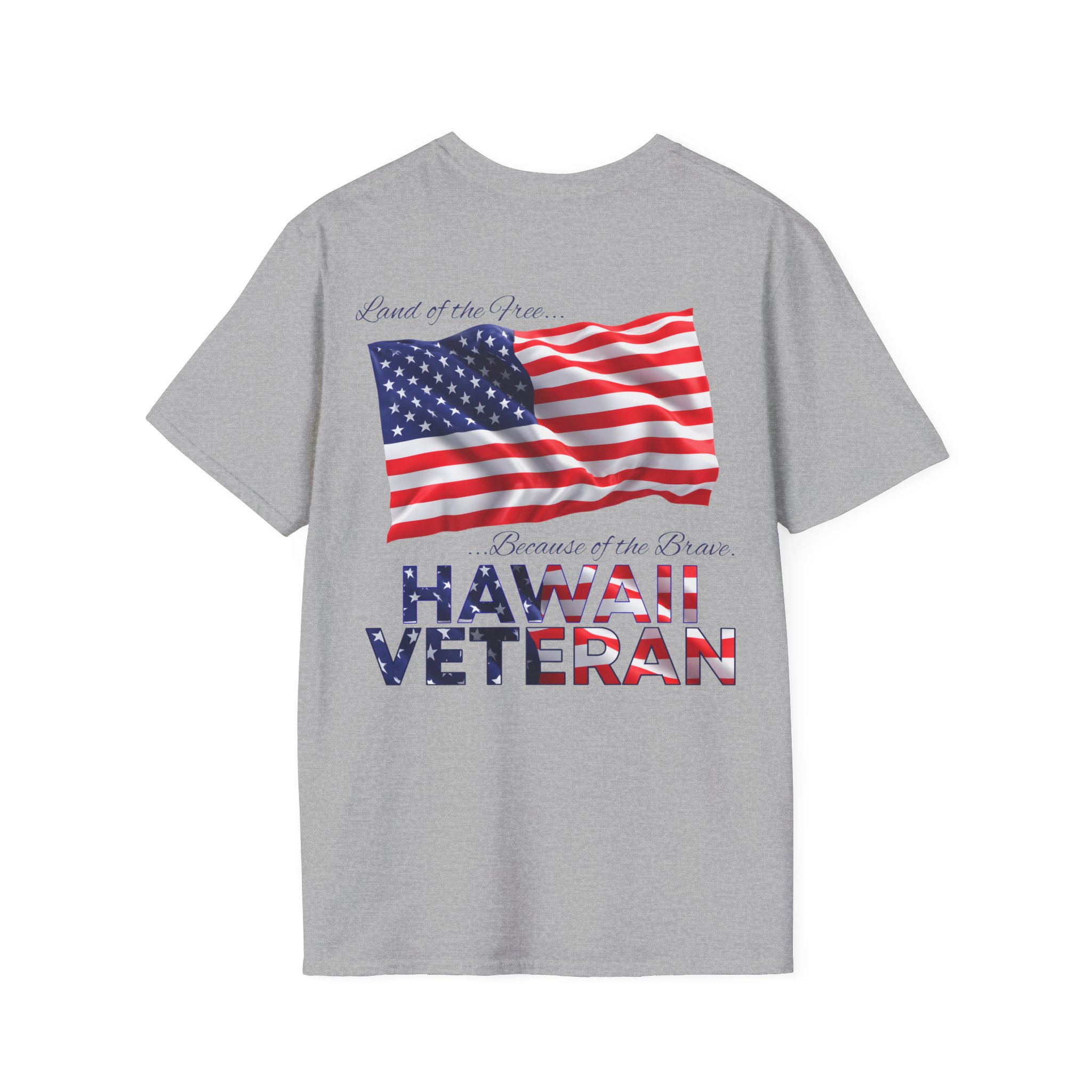 Hawaii Veteran T-Shirt — Proud American Flag Military Tribute - Image 21