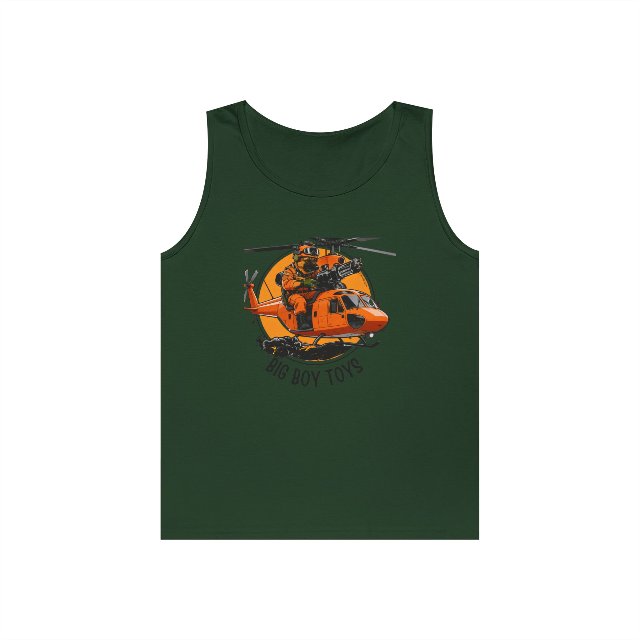USCG "Big Boy Toys " Chopper Tank Top — black text - Image 3