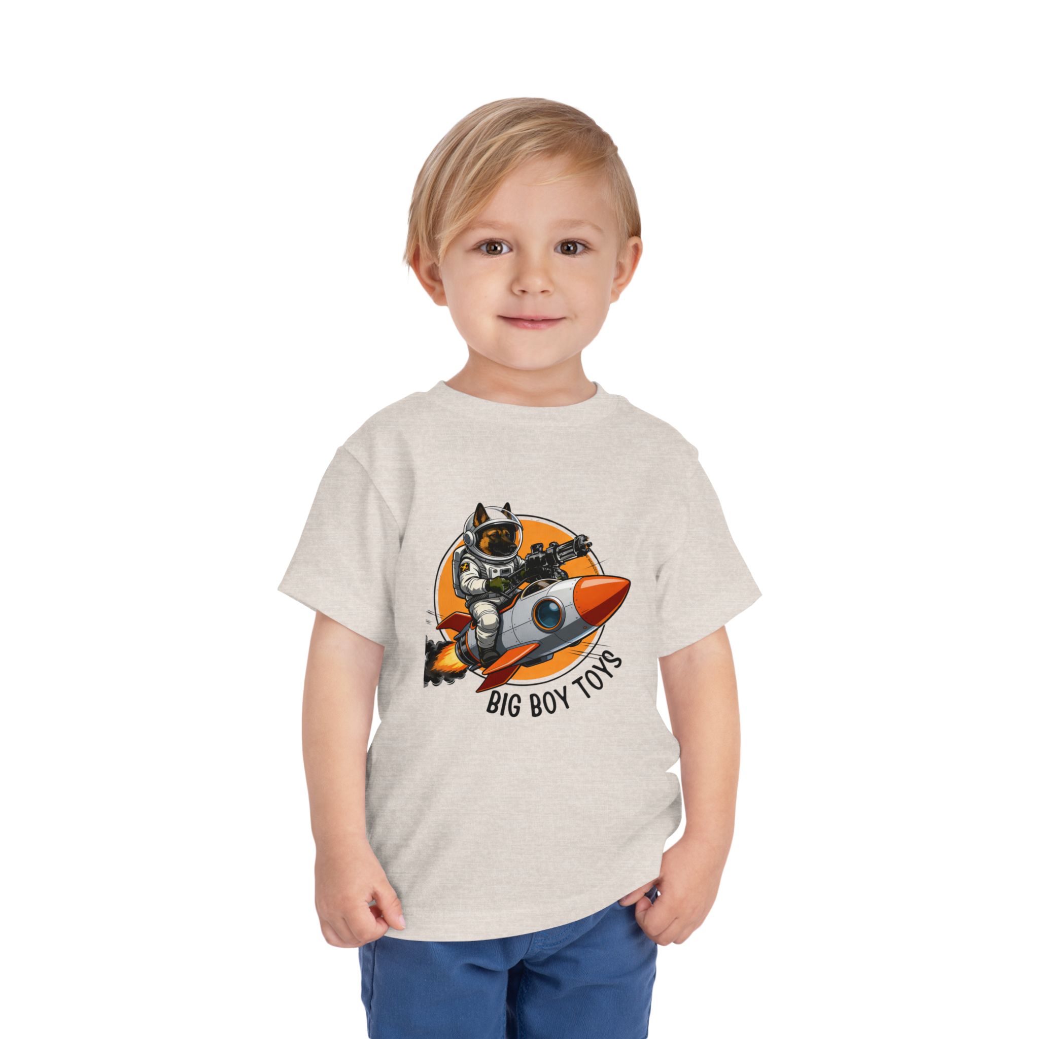 Toddler Tee — Astronaut U.S. Space Force Rocket Graphic Kids Shirt - Image 10