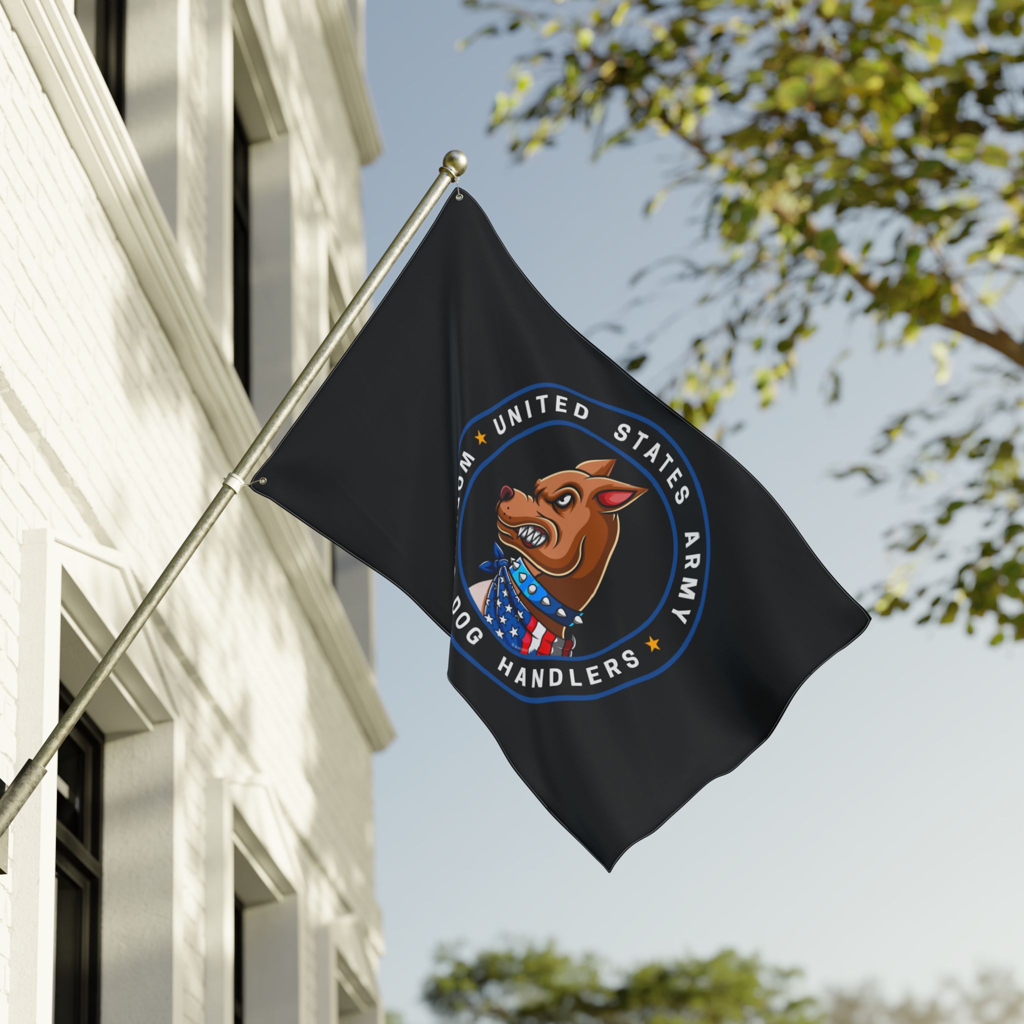 United States Army Working Dog Handlers Flag — Double-Sided Military K9 Banner - Image 9