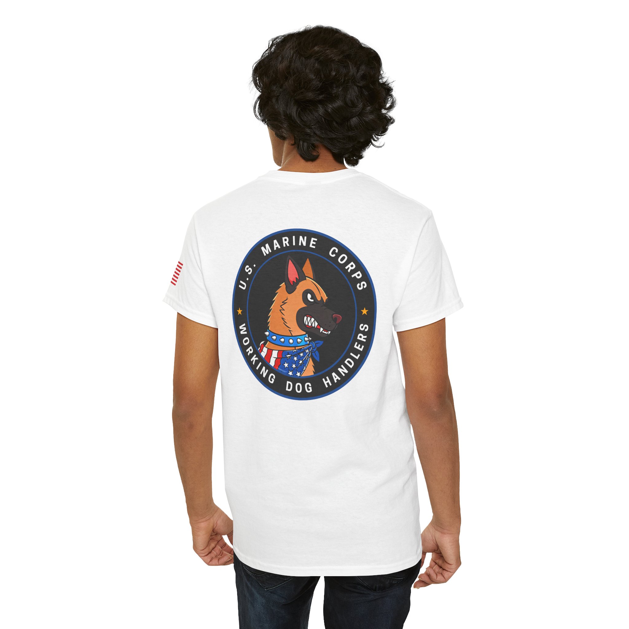 U. S. Marine Corps Working Dog Handlers T‑Shirt — K9 Patch Tee - Image 6