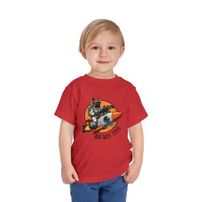 Toddler Tee — Astronaut U.S. Space Force Rocket Graphic Kids Shirt