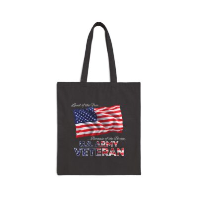 Land Of The Free Because Of The Brave – US Army Veteran Tote Bag