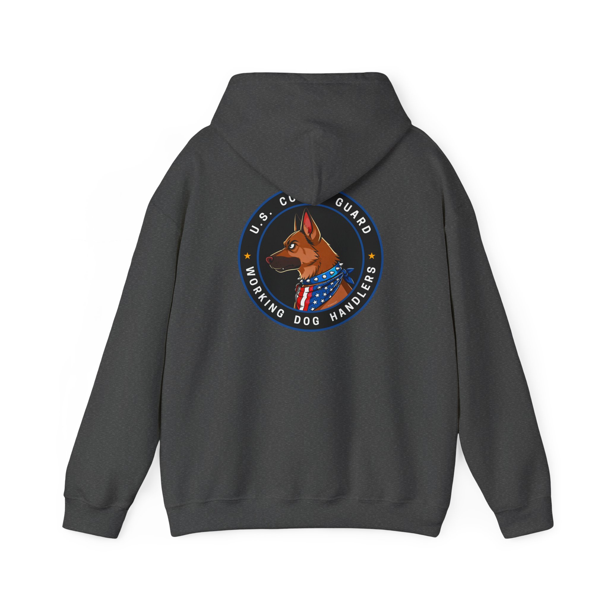 U.S. Coast Guard Working Dog Handlers Hoodie — Patriotic K9 Unit Pullover - Image 2