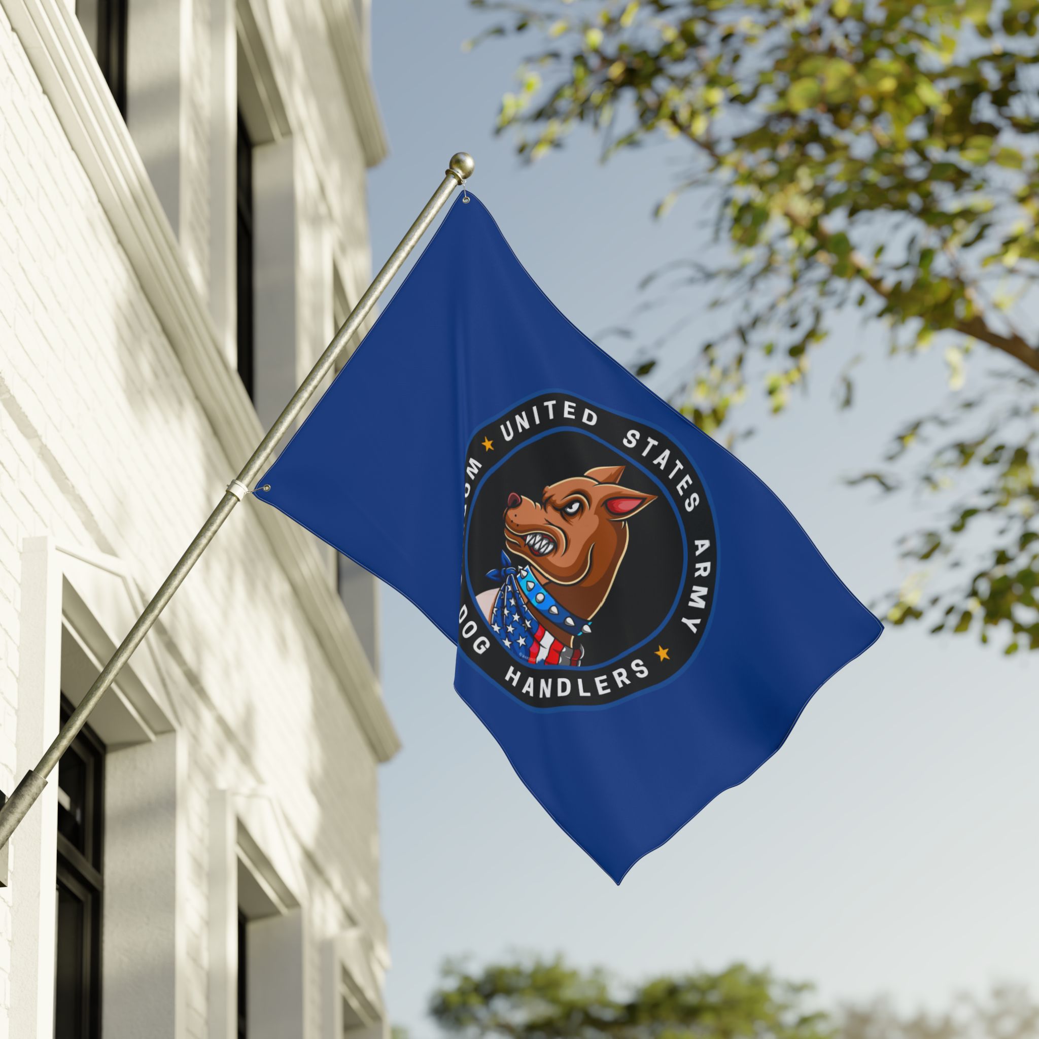 United States Army Working Dog Handlers Flag — Double-Sided Military K9 Banner - Ltd Blue Ed. - Image 9