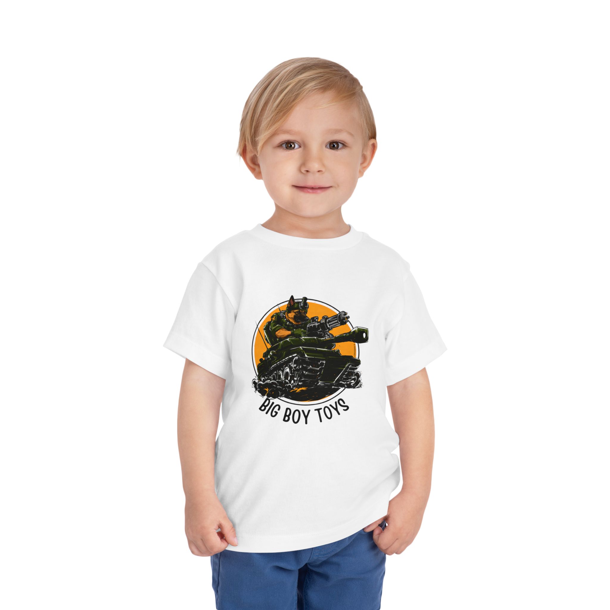 Big Boy Toys U.S. Army Tank - Toddler Short Sleeve Tee - Image 7