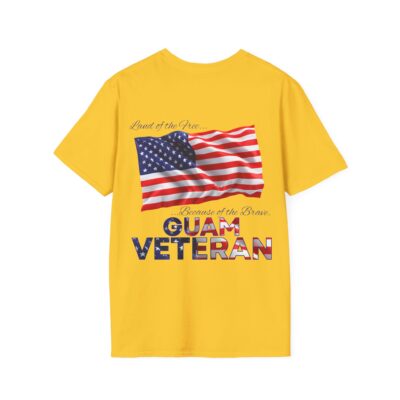 Guam Veteran T-Shirt — Home of the Brave American Flag Memorial Tee