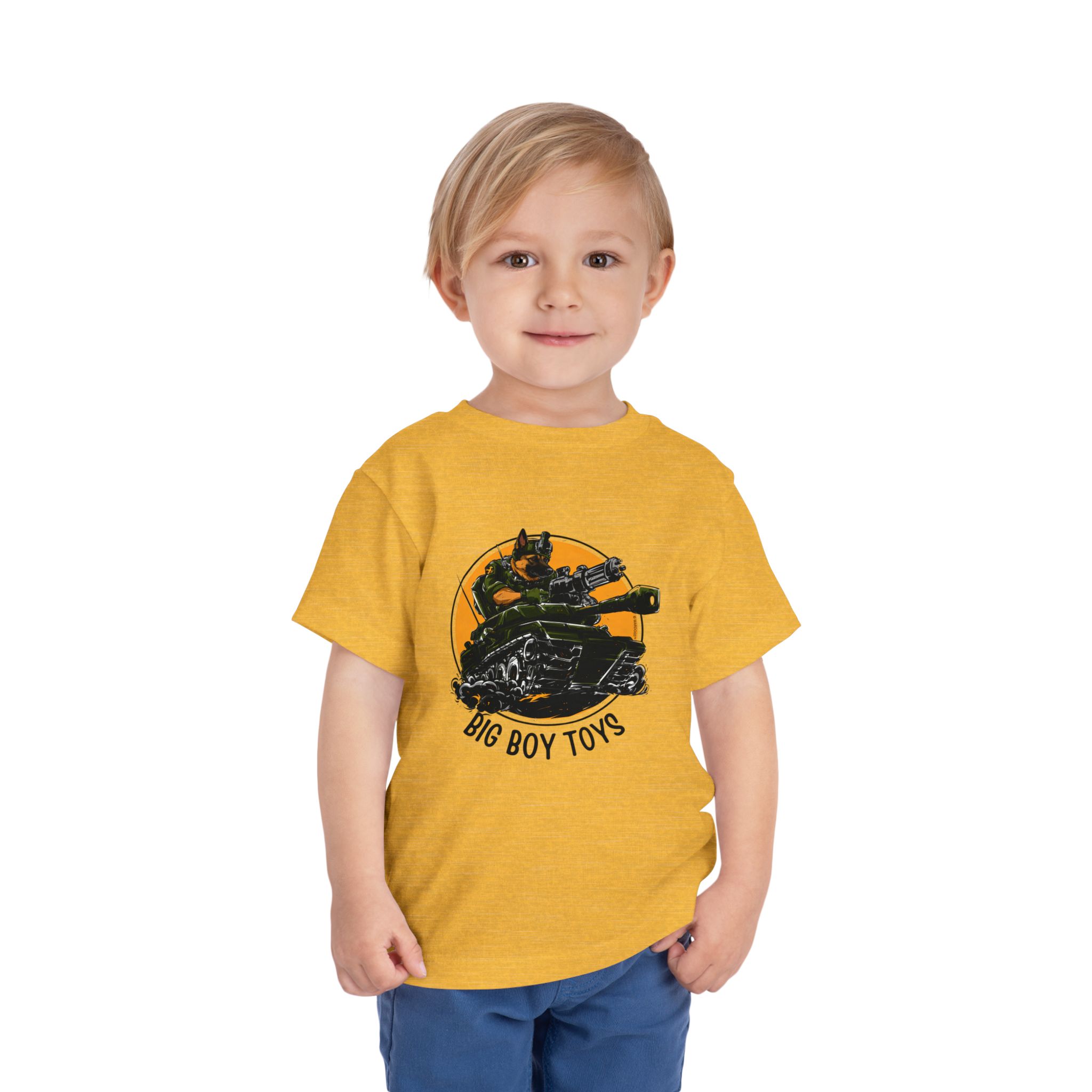 Big Boy Toys U.S. Army Tank - Toddler Short Sleeve Tee - Image 19