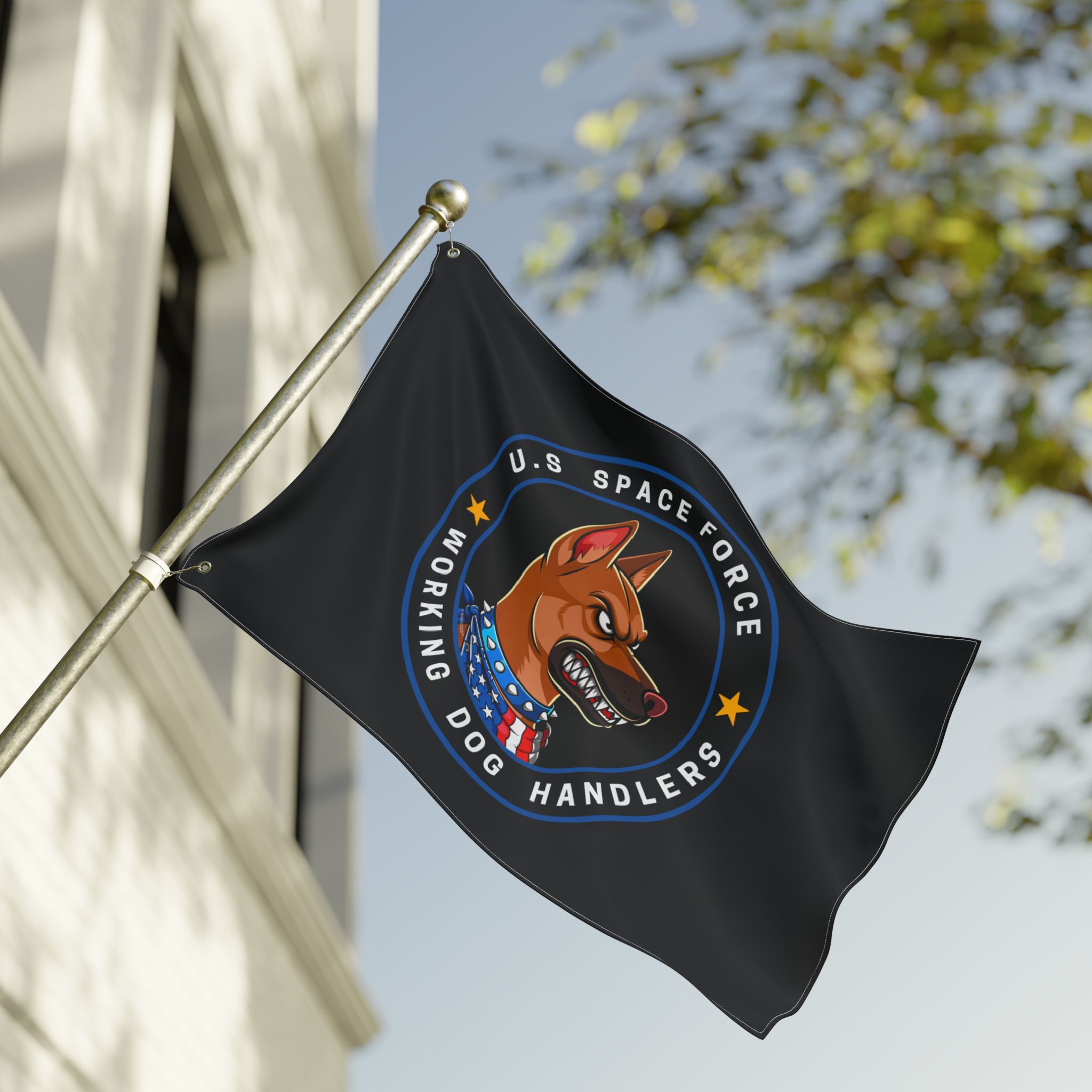 United States Space Force Dog Handlers Flag — Double-Sided Military K9 Banner - Image 5