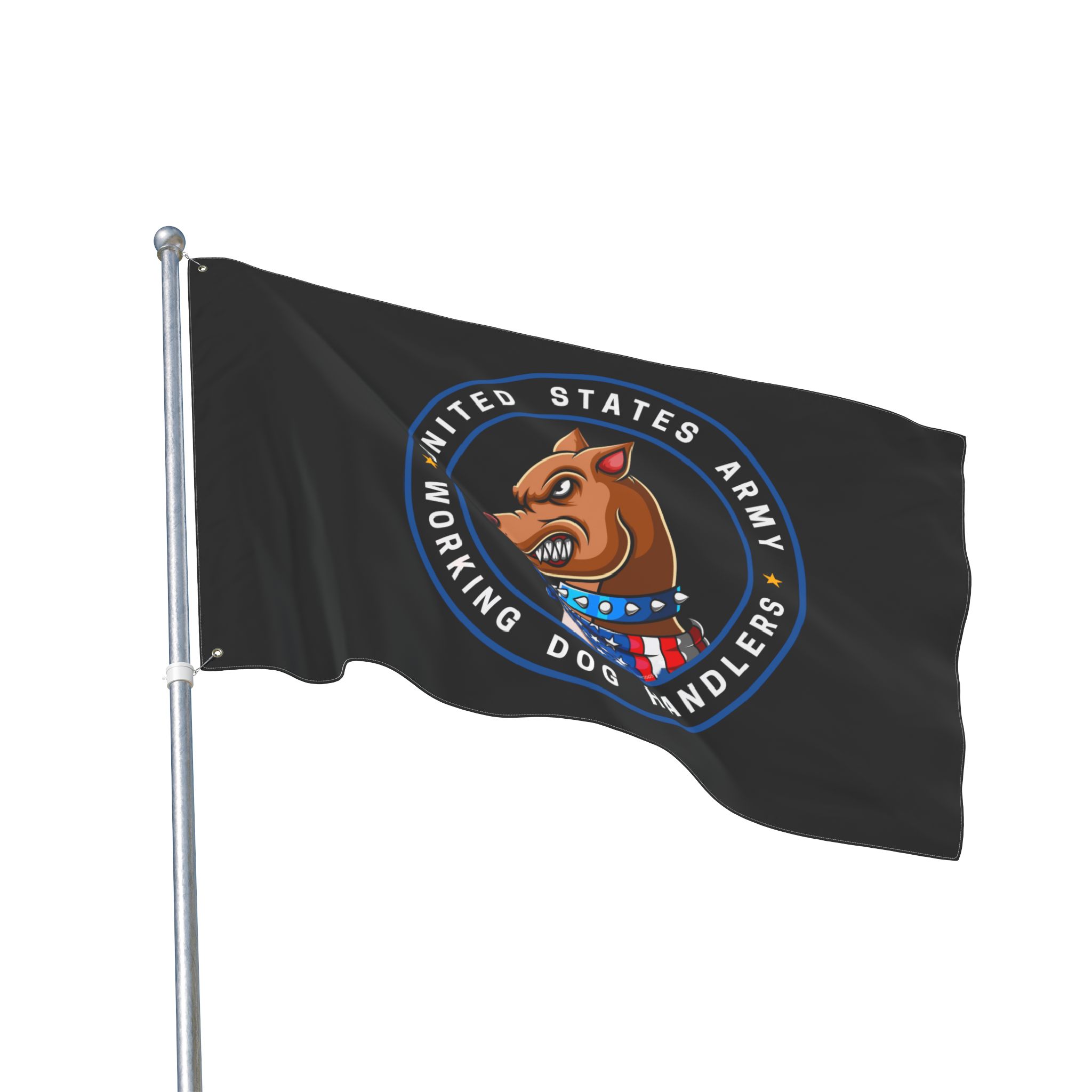 United States Army Working Dog Handlers Flag — Double-Sided Military K9 Banner - Image 8