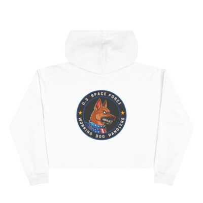 Copy of Crop Hoodie — U.S. Space Force Working Dog Handler Emblem