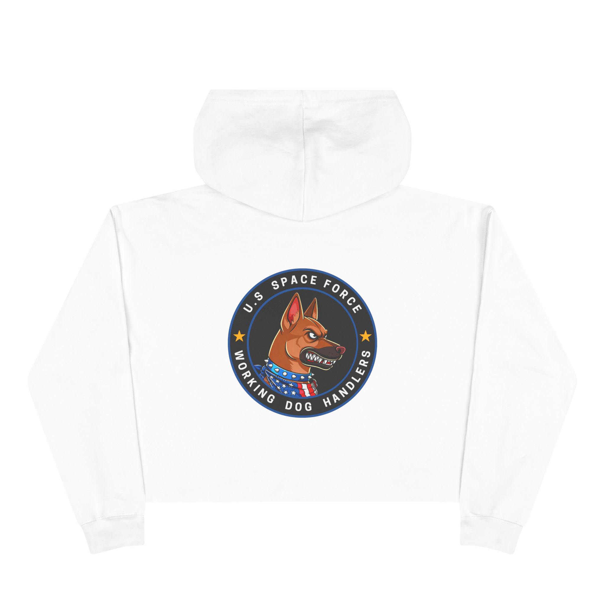 Copy of Crop Hoodie — U.S. Space Force Working Dog Handler Emblem